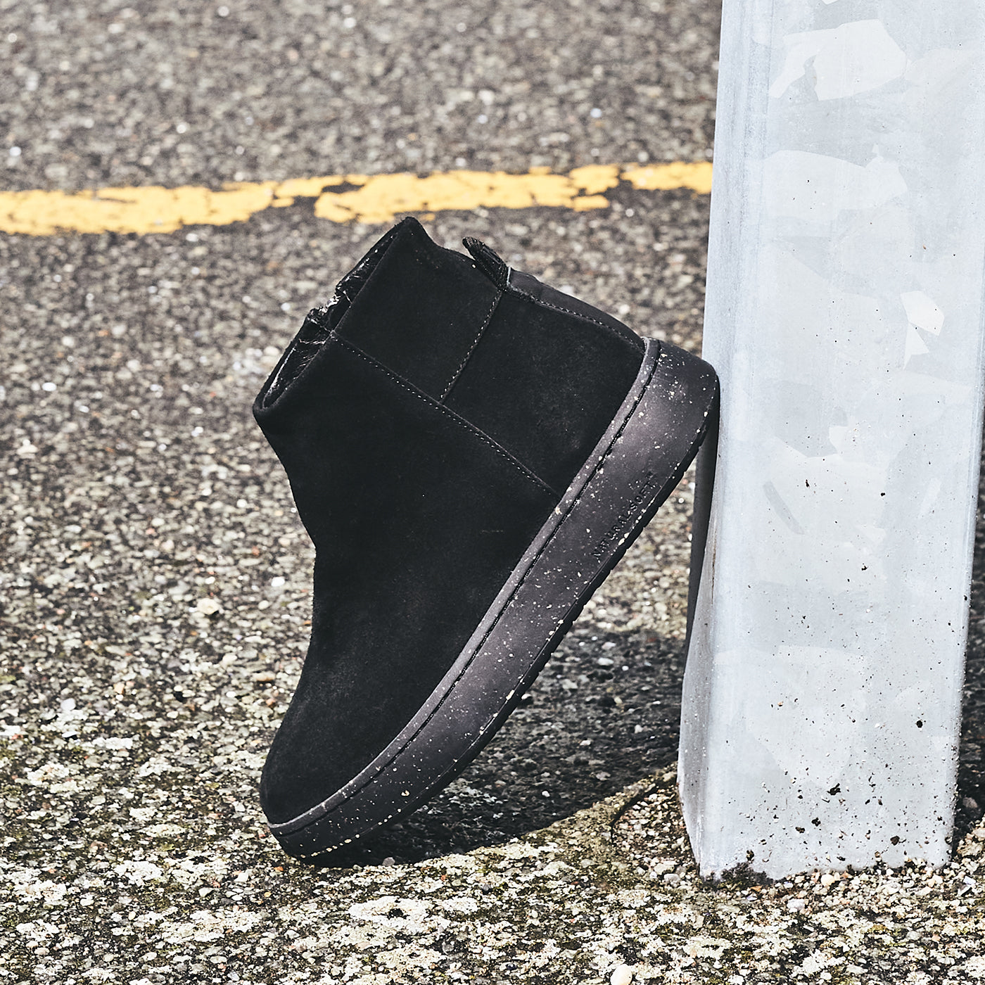 WODEN Abbi Suede Boots 020 Black