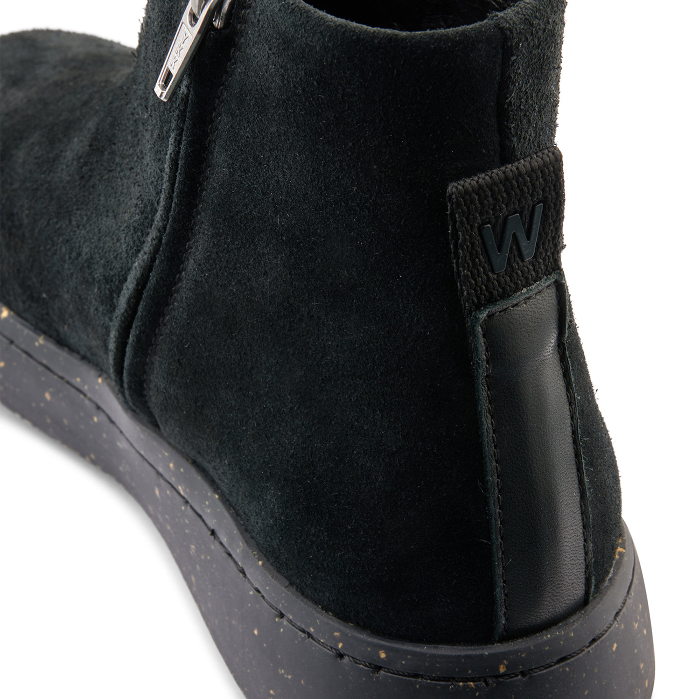 WODEN Abbi Suede Boots 020 Black
