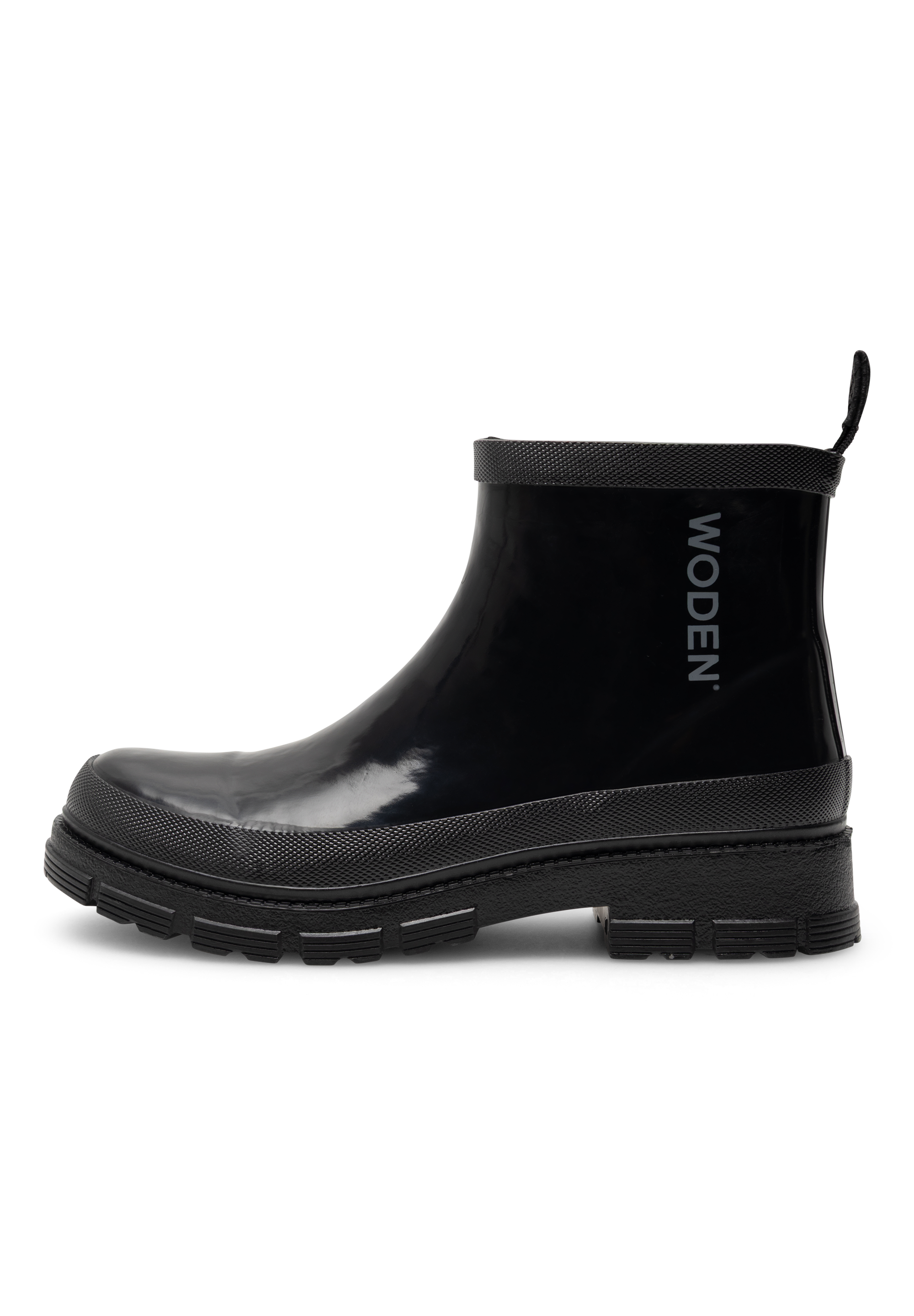 WODEN Alison Glossy Warm Rubber Boots 020 Black