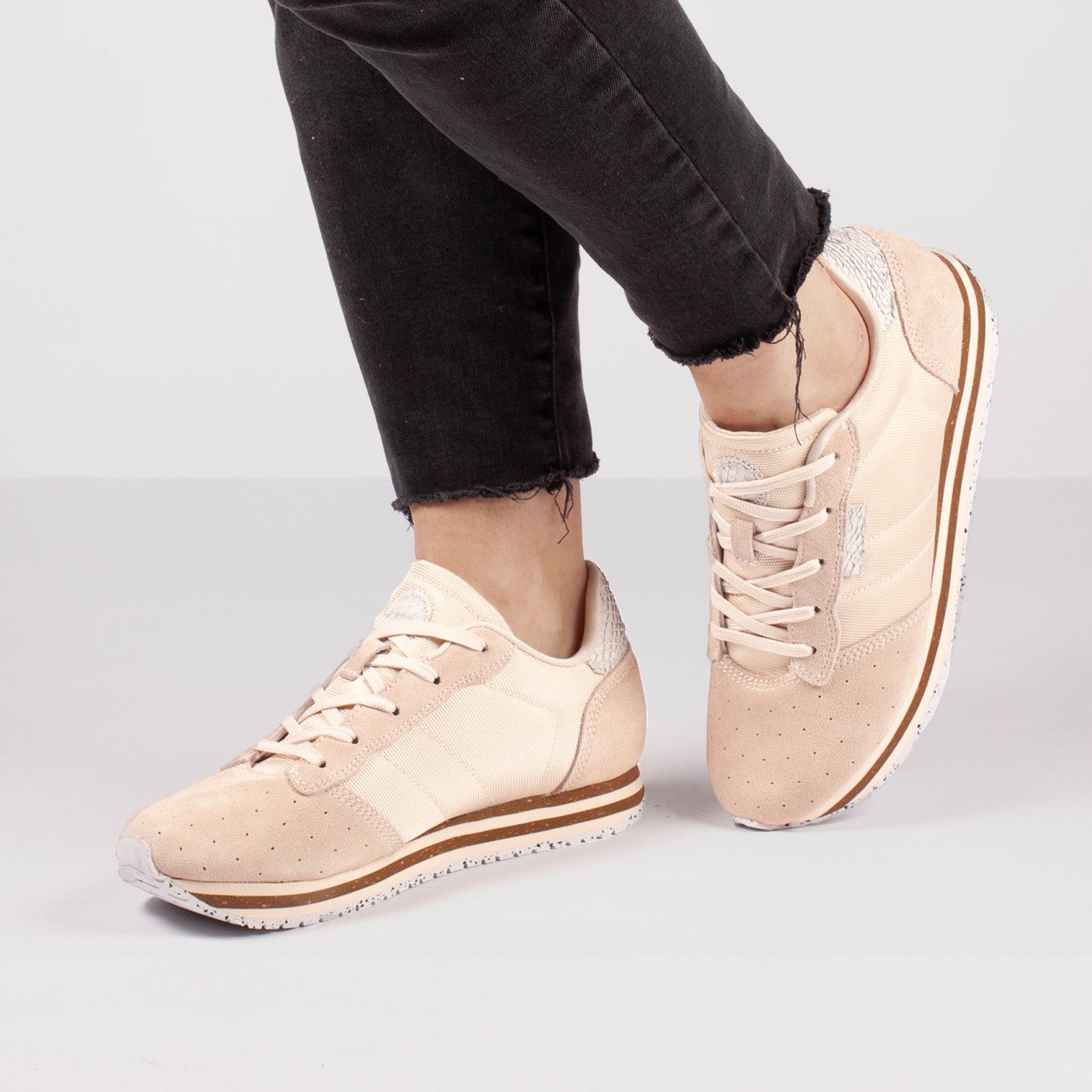 WODEN Alison Low Sneakers 032 Light Sand