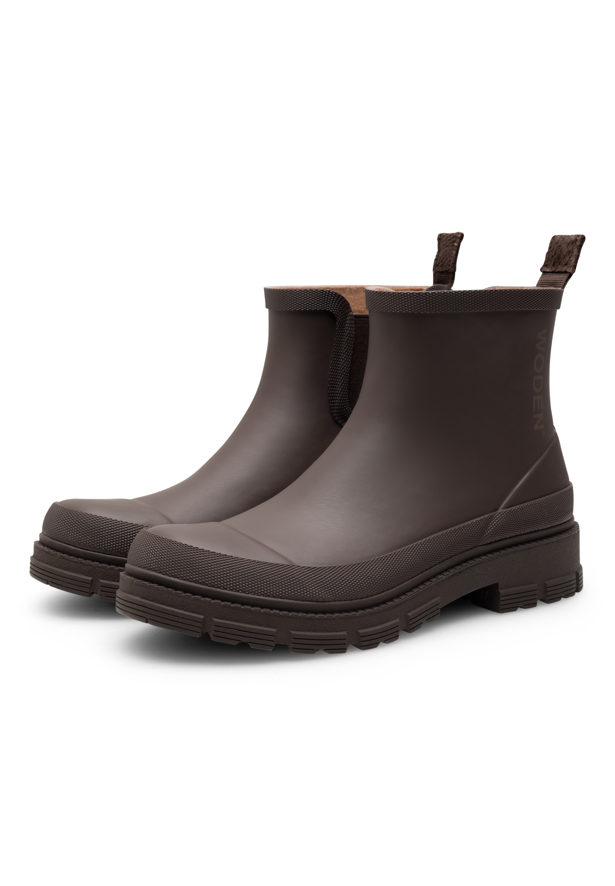 WODEN Alison Waterproof Rubber Boots 063 Chocolate