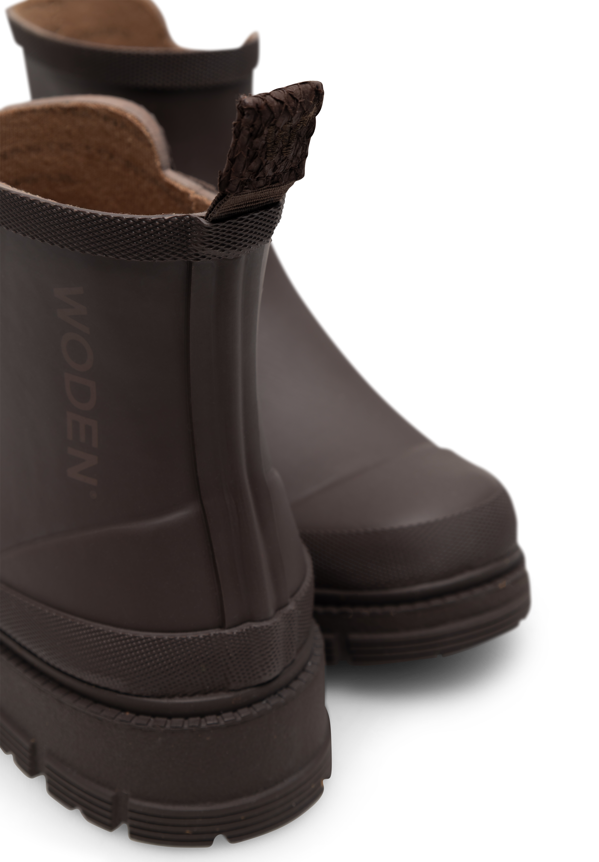 WODEN Alison Waterproof Rubber Boots 063 Chocolate