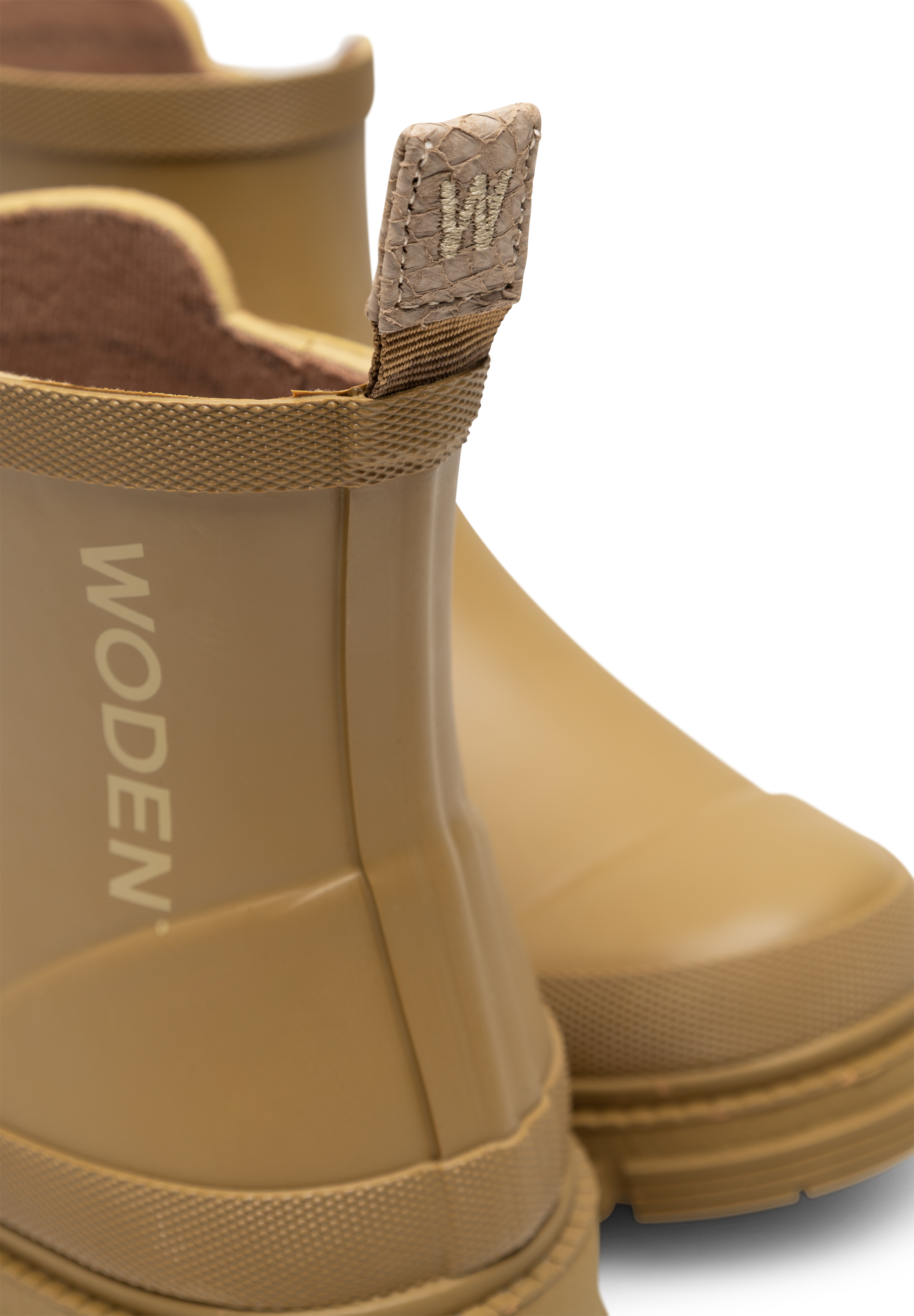 WODEN Alison Waterproof Rubber Boots 703 Khaki