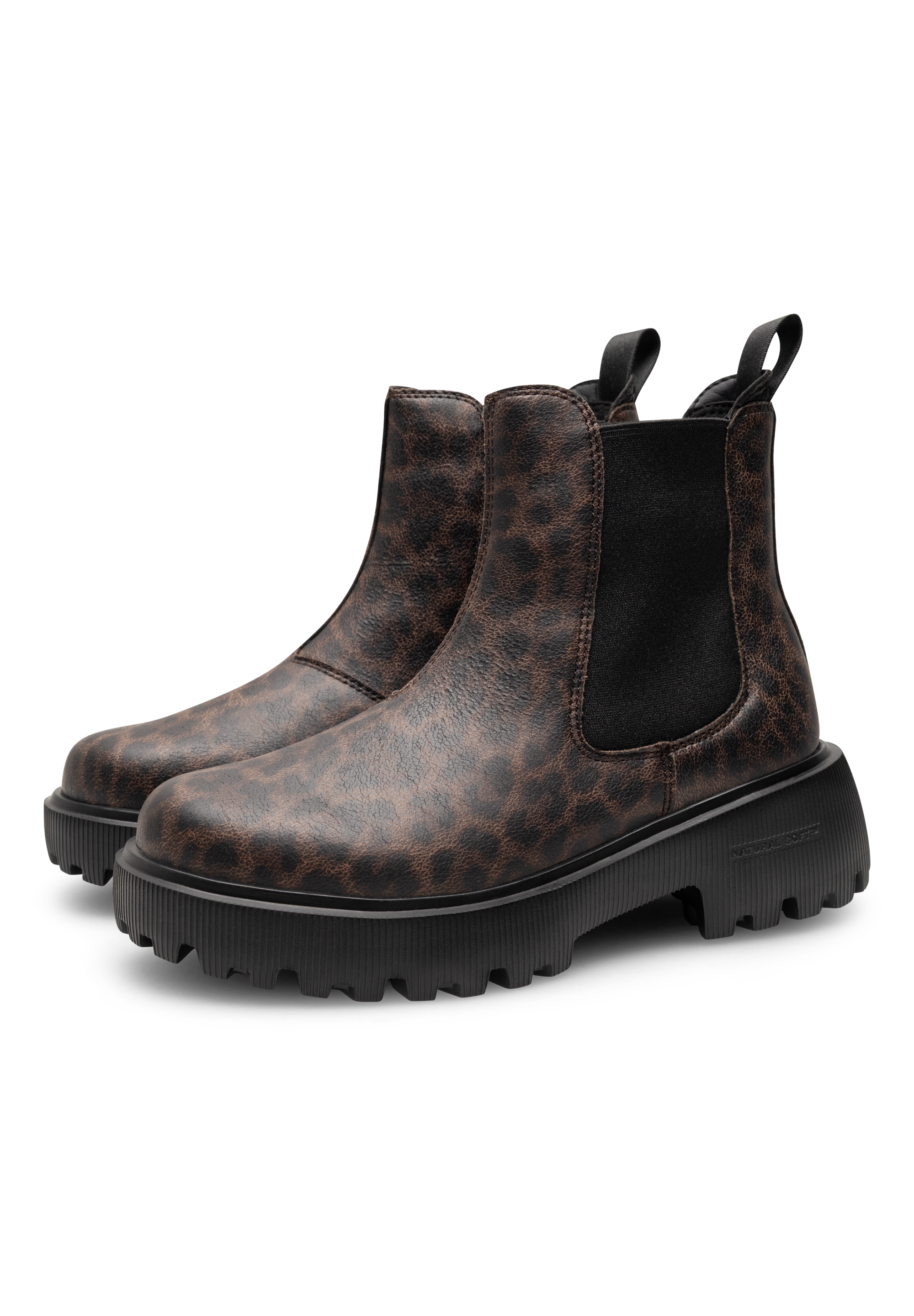 WODEN Aya Leo Waterproof Boots 546 Dark Leopard