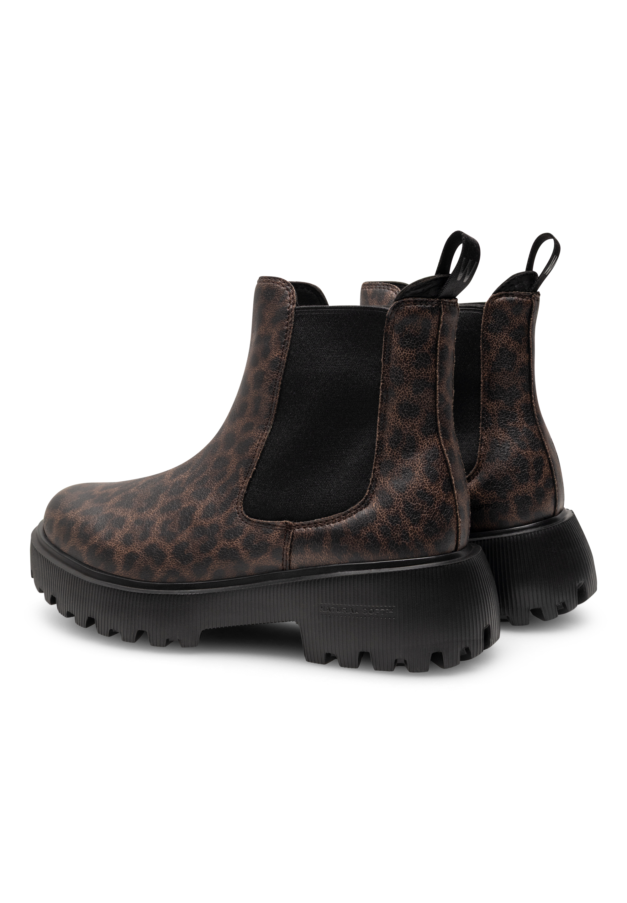 WODEN Aya Leo Waterproof Boots 546 Dark Leopard