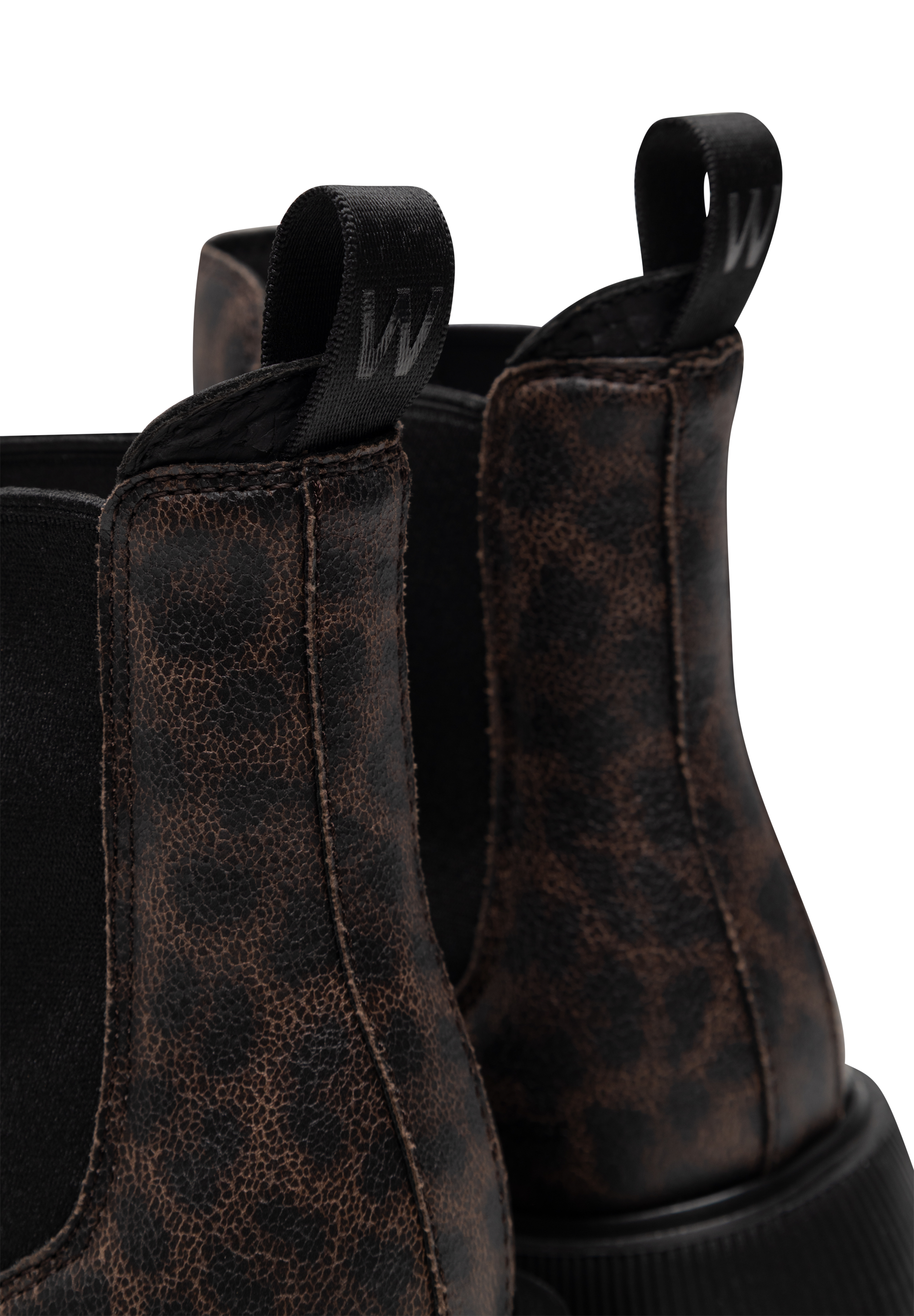 WODEN Aya Leo Waterproof Boots 546 Dark Leopard
