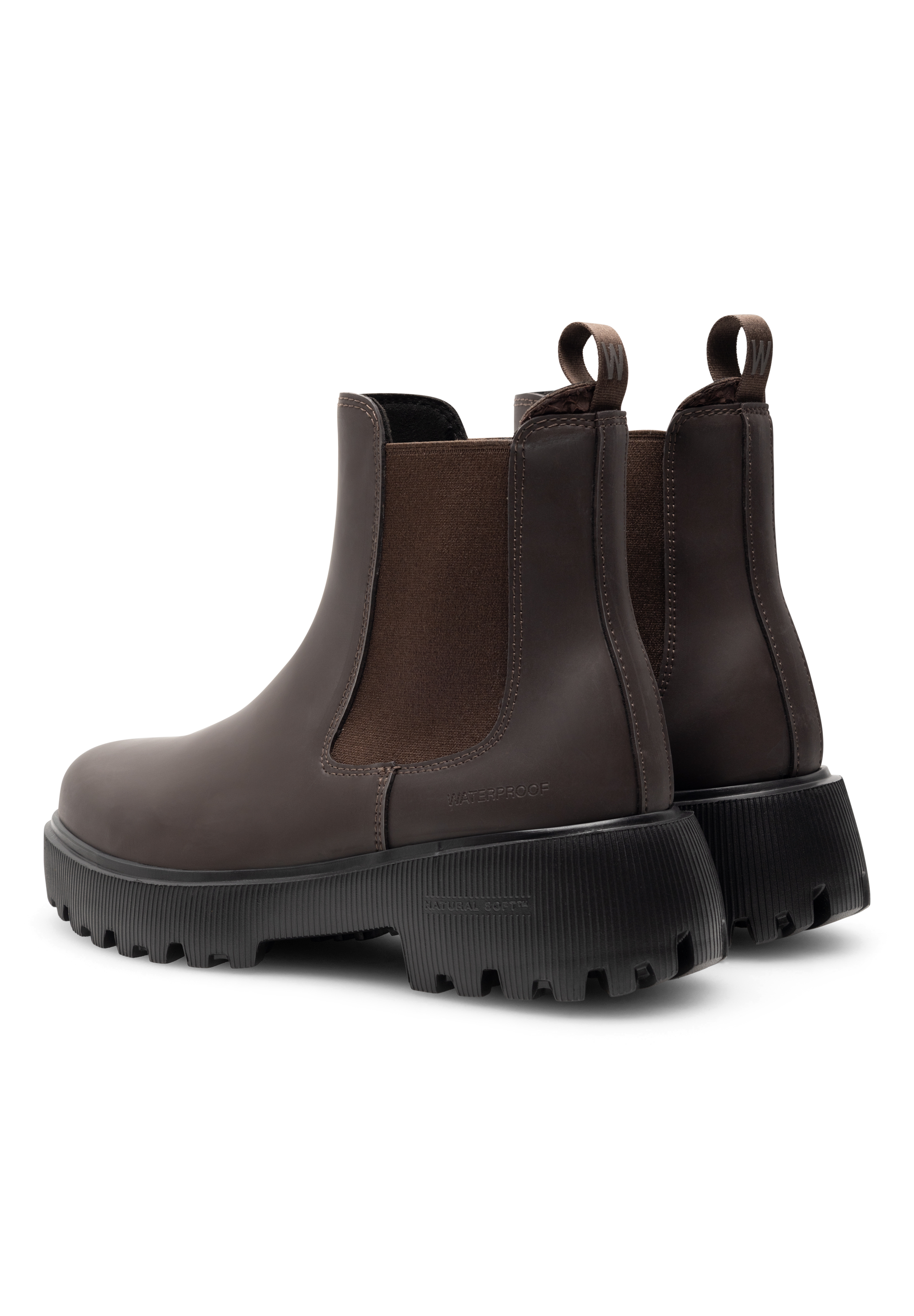 WODEN Aya Waterproof Rubber Boots 063 Chocolate