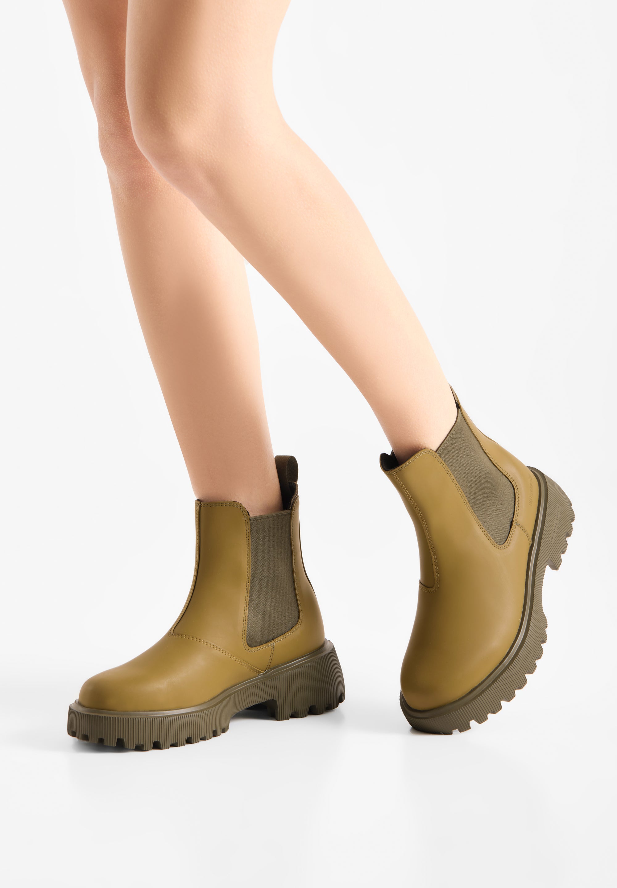 WODEN Aya Waterproof Rubber Boots 703 Khaki