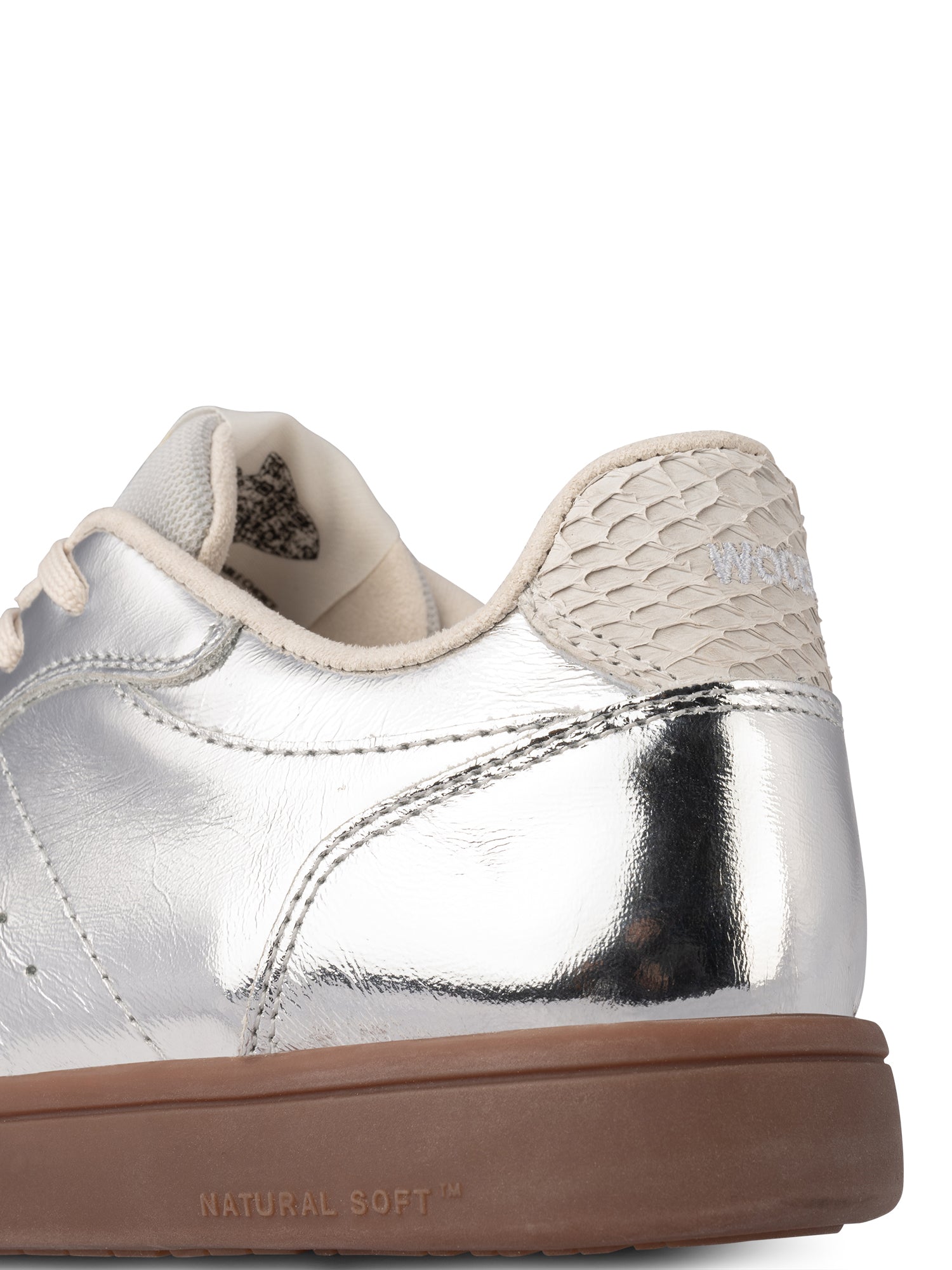 WODEN Bjork Leather Sneakers 039 Silver