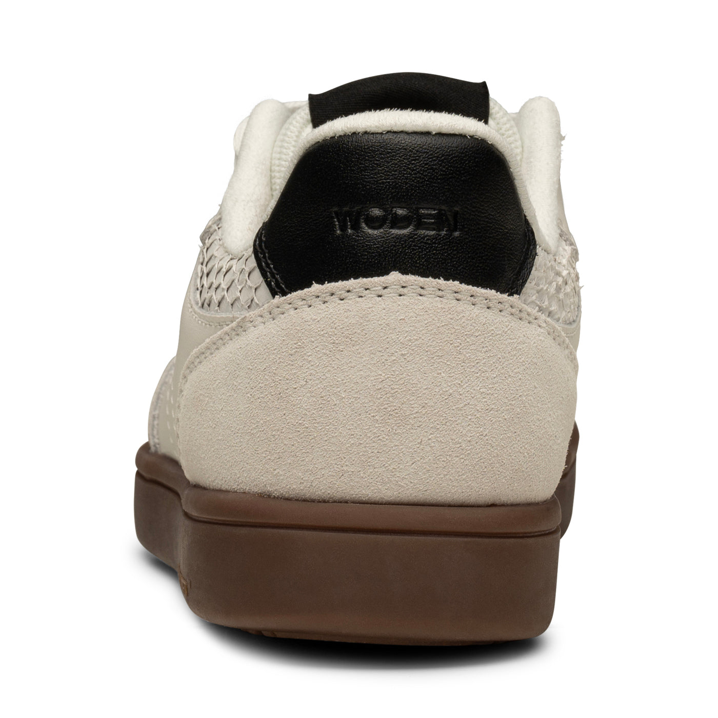 WODEN Bjork Mix Sneakers 846 Blanc De Blanc/Black