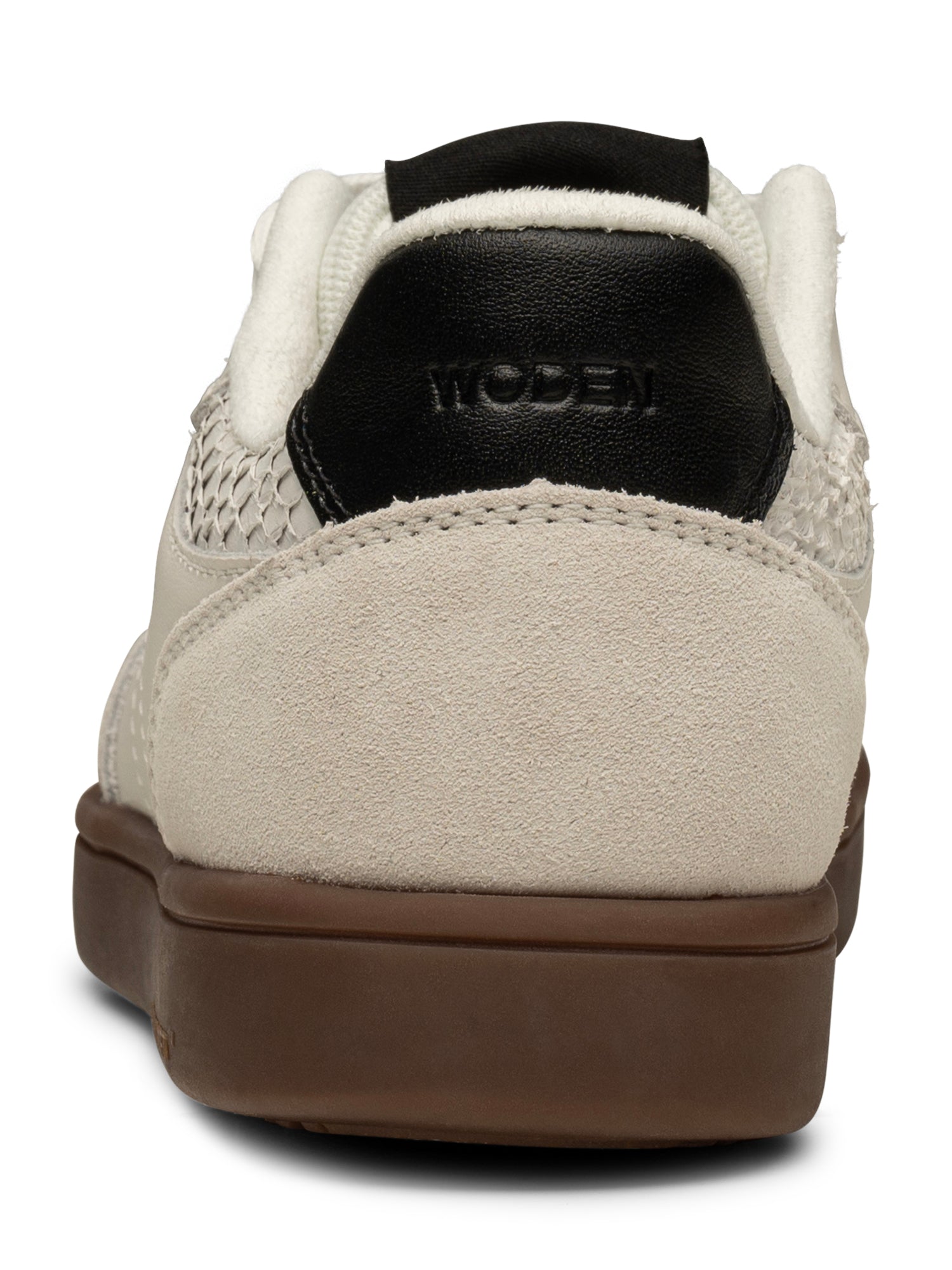 WODEN Bjork Mix Sneakers 846 Blanc De Blanc/Black