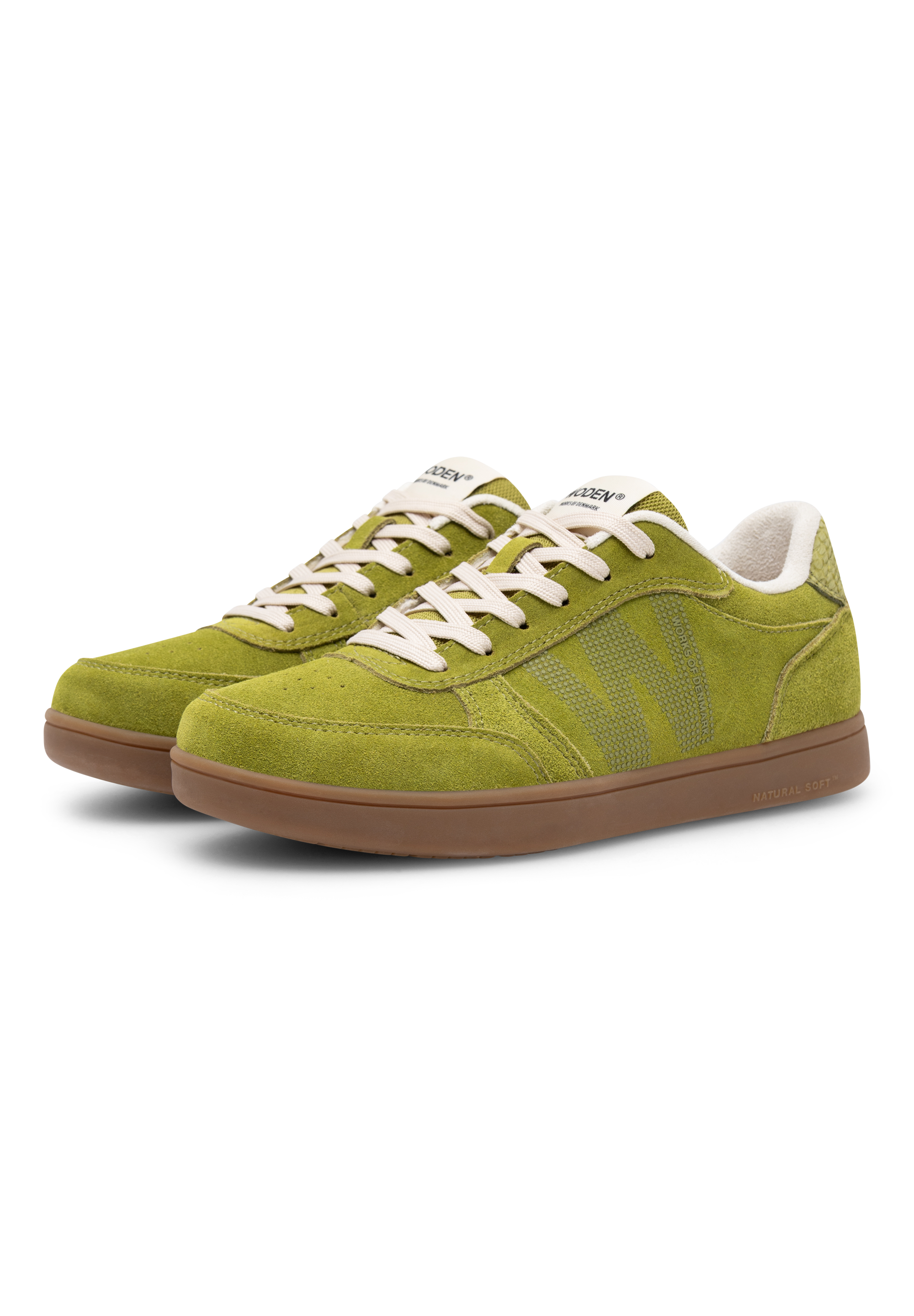 WODEN Bjork Suede Sneakers 279 Bambus Green