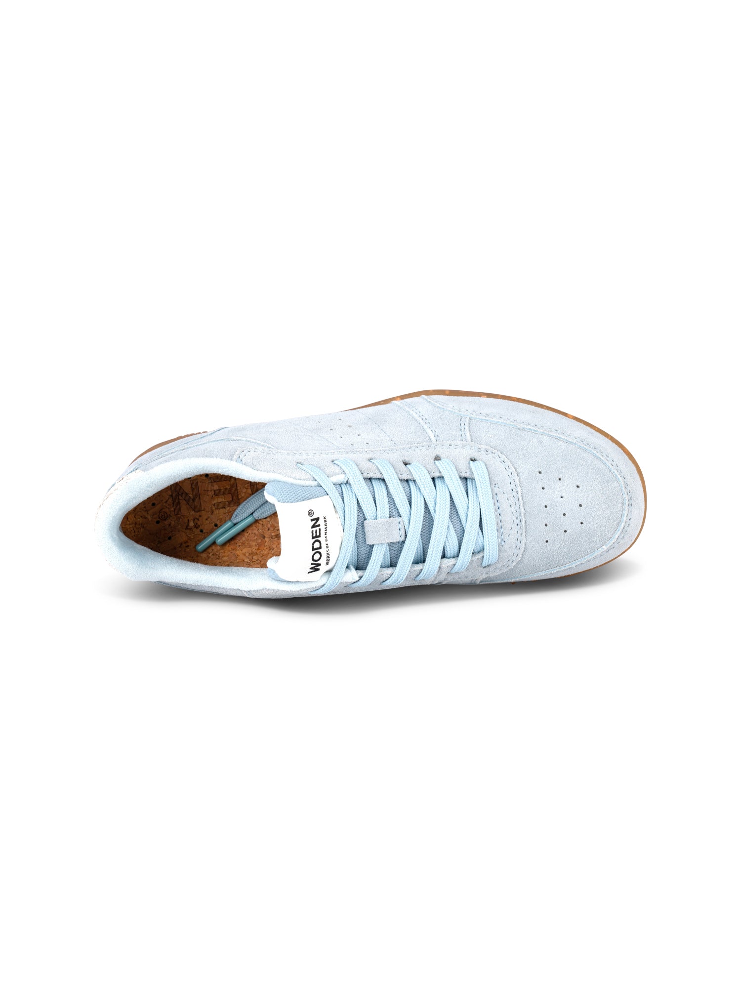 WODEN Bjork Suede Sneakers 522 Ice Blue
