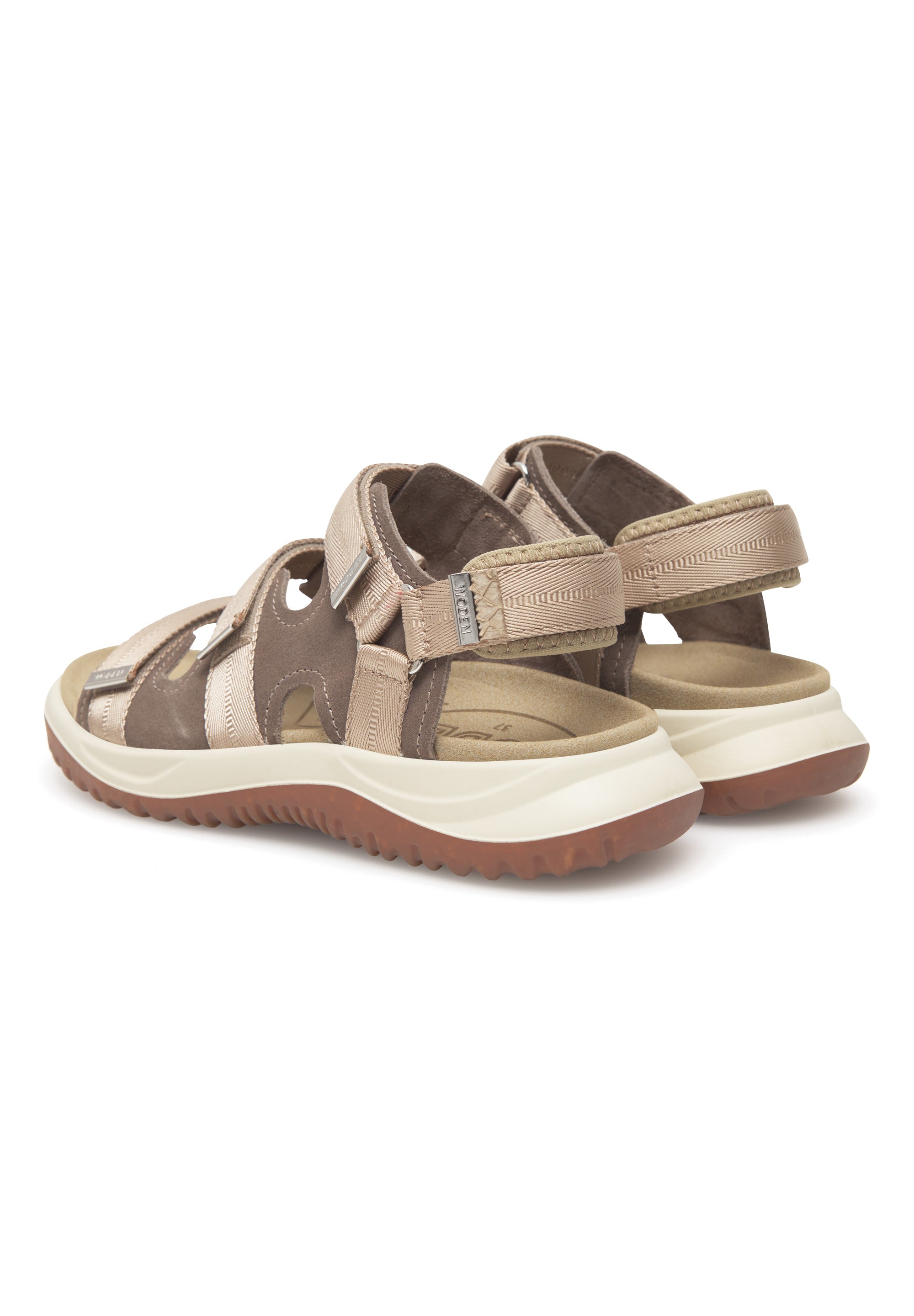 WODEN Caroline Sandals 776 Silver Mink