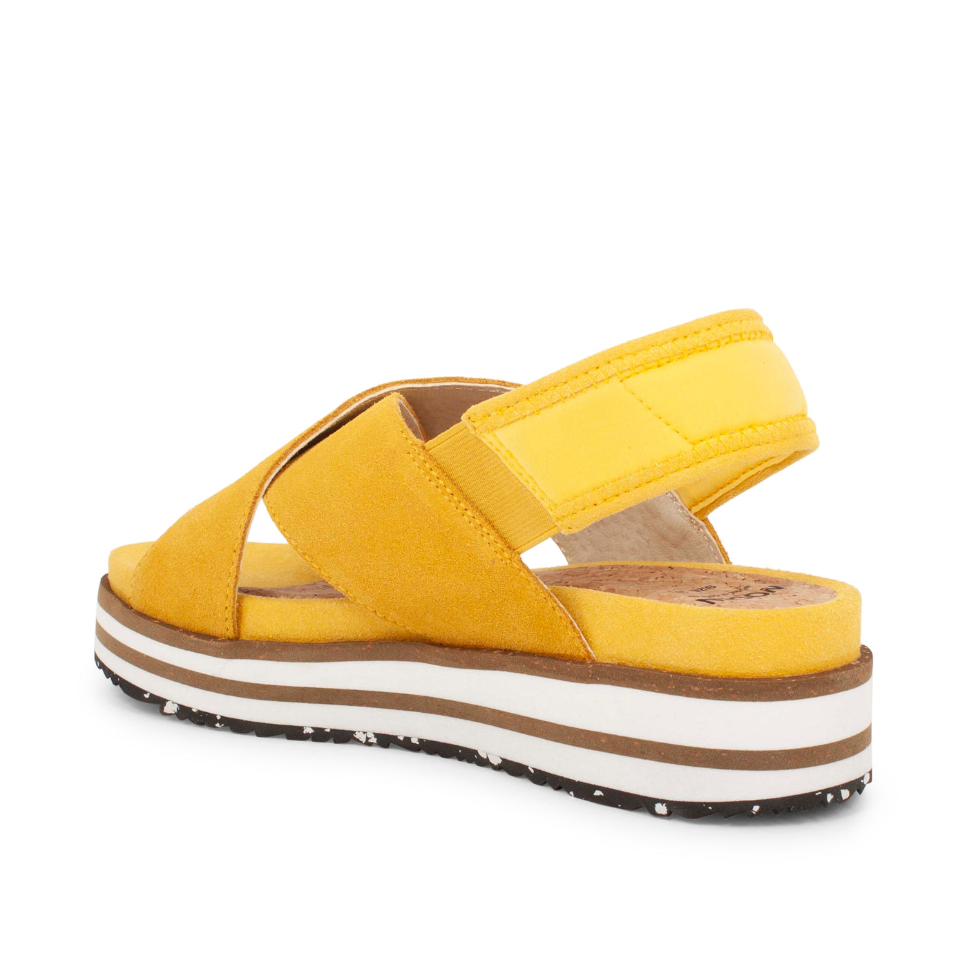 WODEN Caroline Suede Sandals 607 Super Lemon