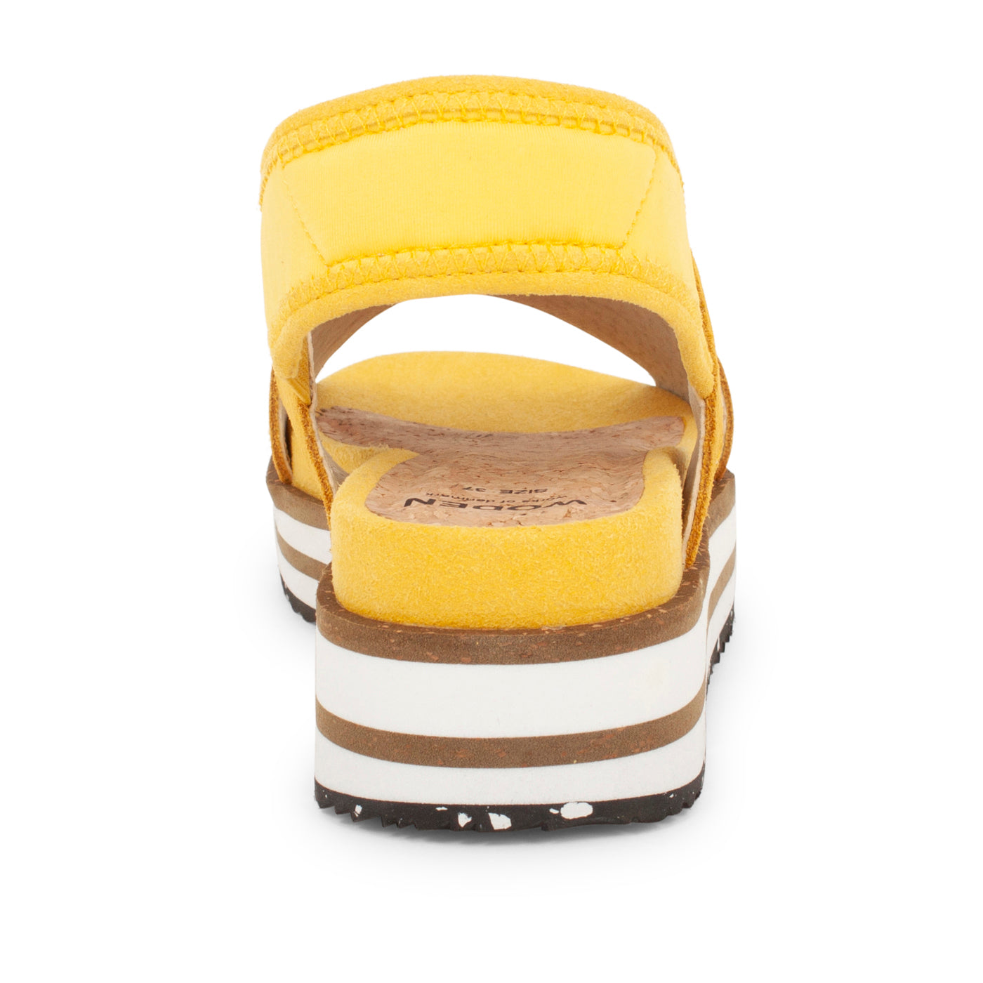 WODEN Caroline Suede Sandals 607 Super Lemon