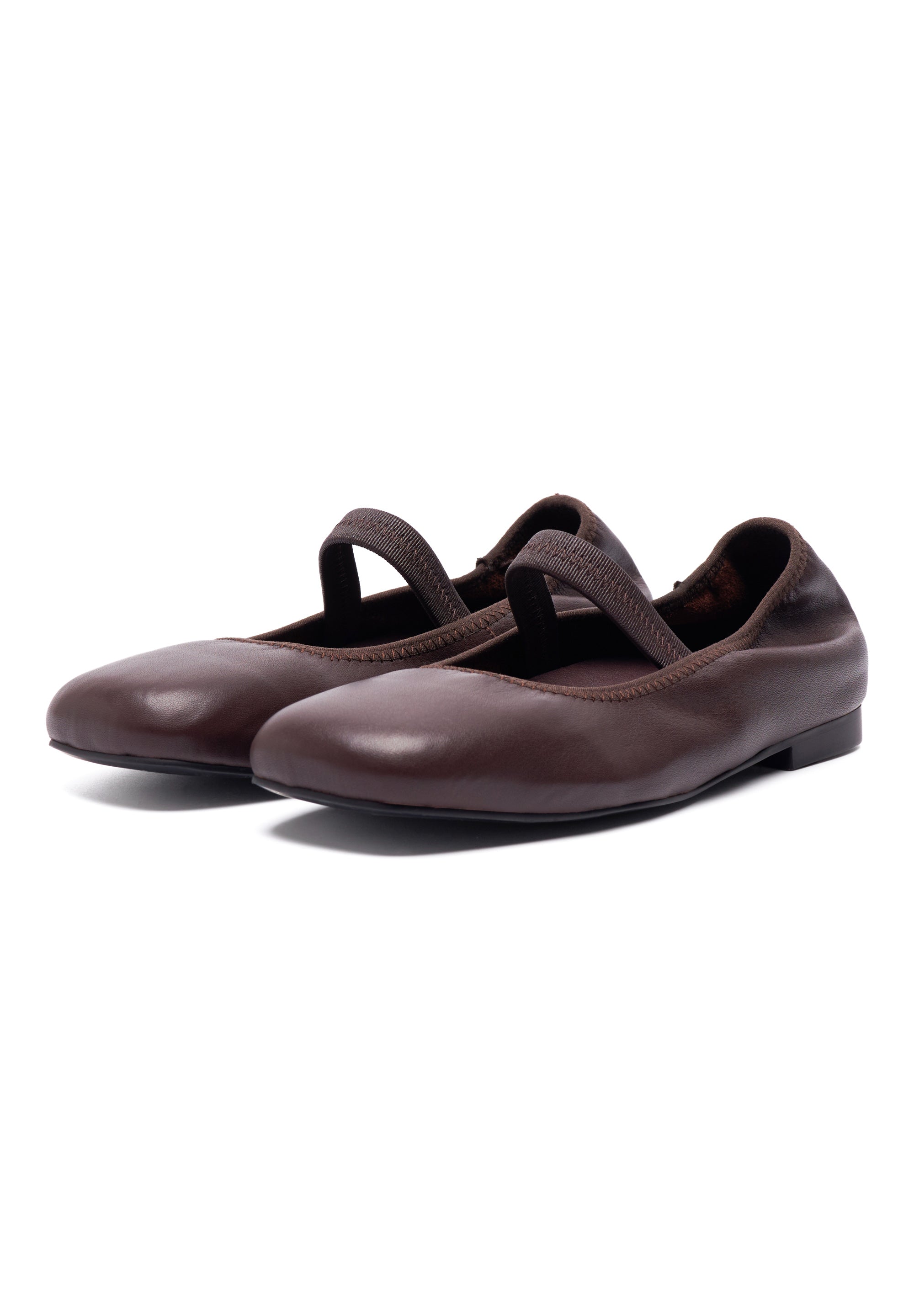 WODEN STB WOMENS Cath L Ballerina 063 Chocolate