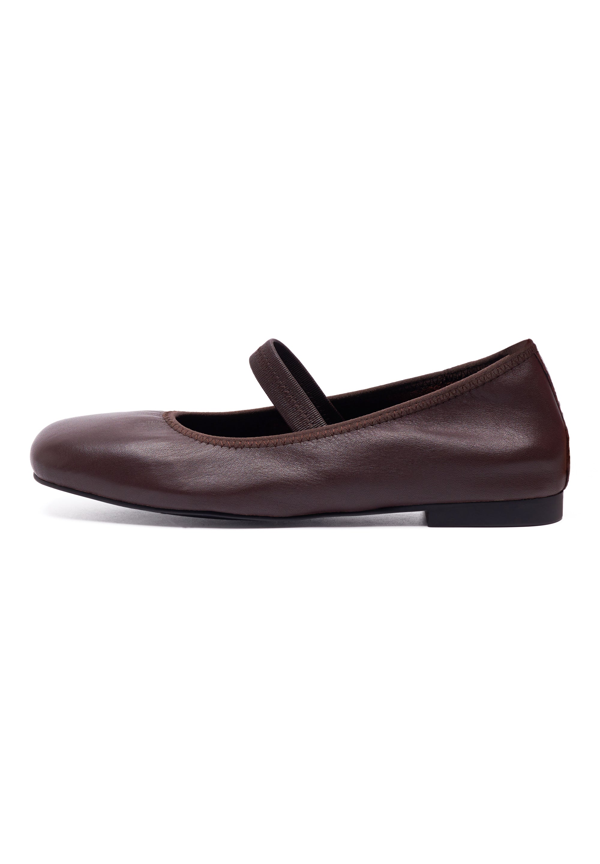 WODEN STB WOMENS Cath L Ballerina 063 Chocolate
