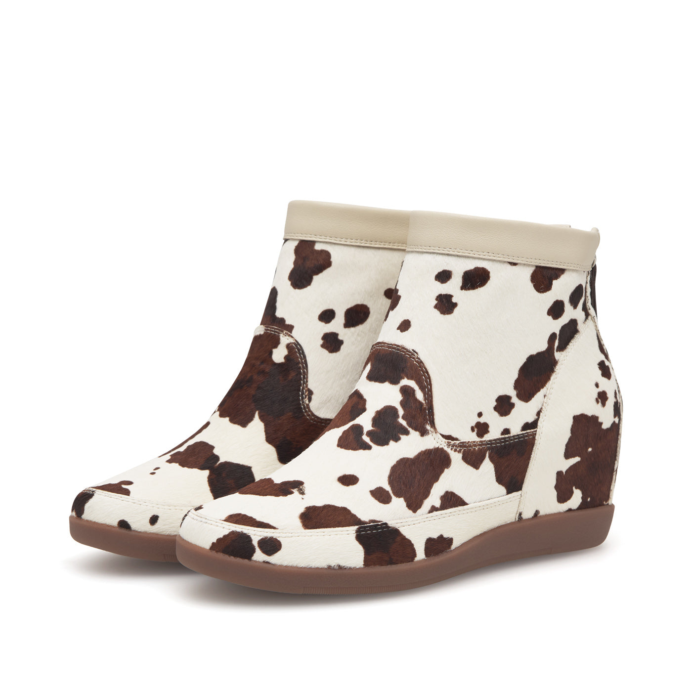 WODEN STB WOMENS Emmy Animal Wedge 357 Cow