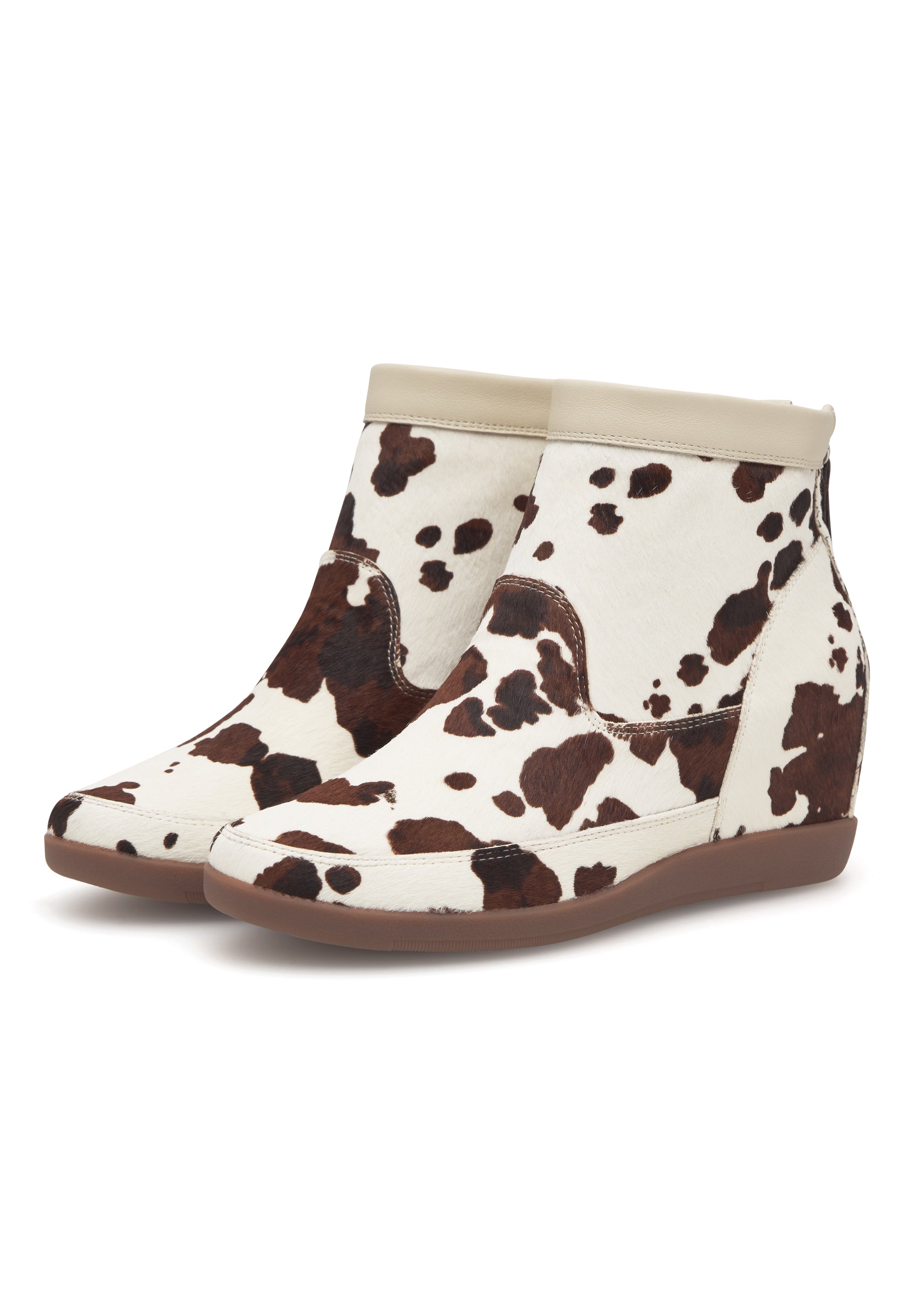 WODEN STB WOMENS Emmy Animal Wedge 357 Cow