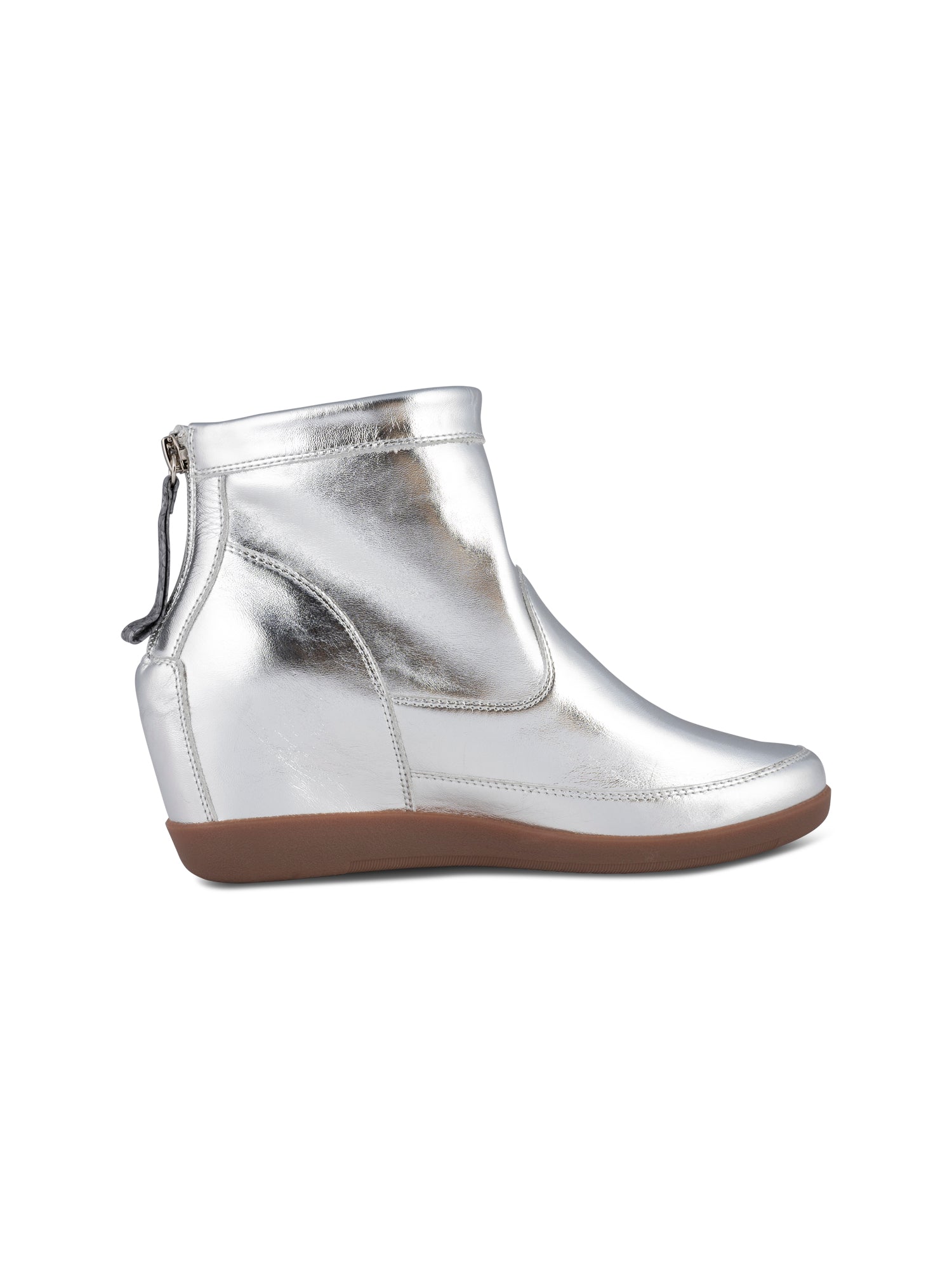 WODEN STB WOMENS Emmy Metallic Boots 039 Silver