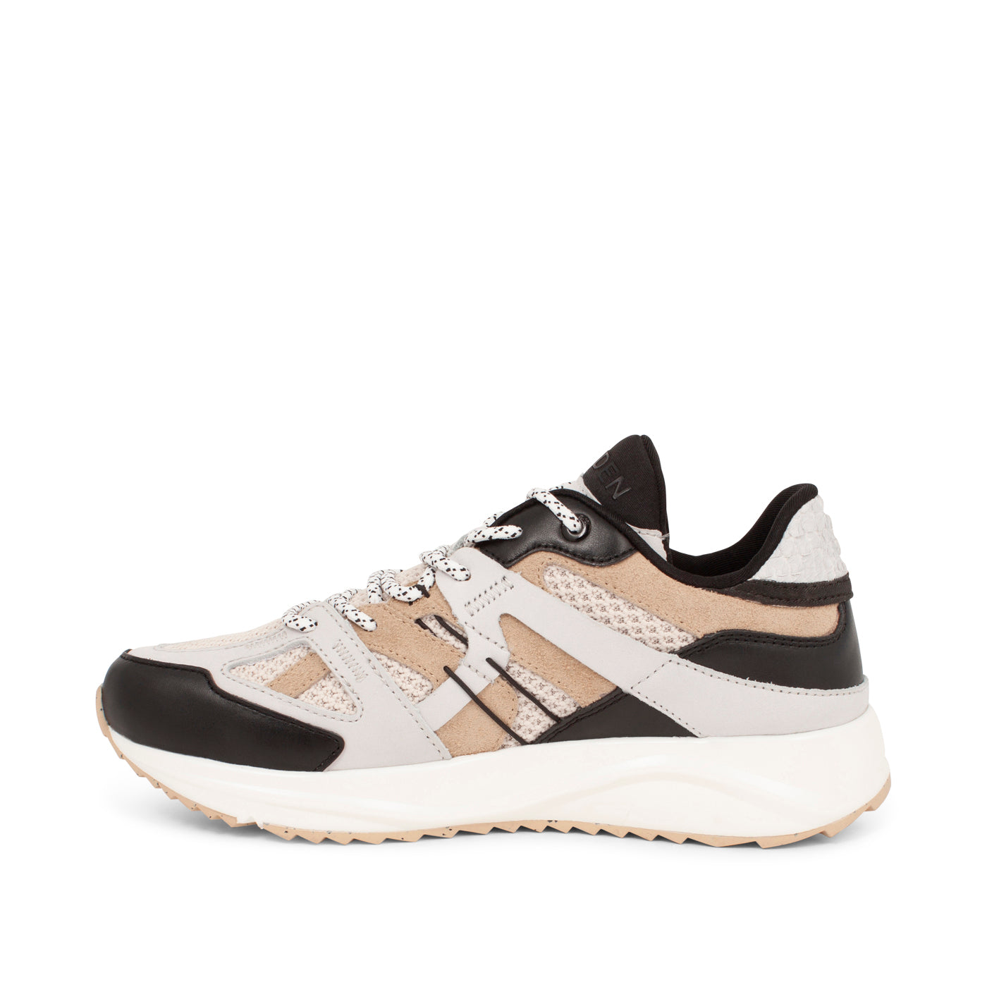 WODEN Eve Suede Mesh Sneakers 705 Beige