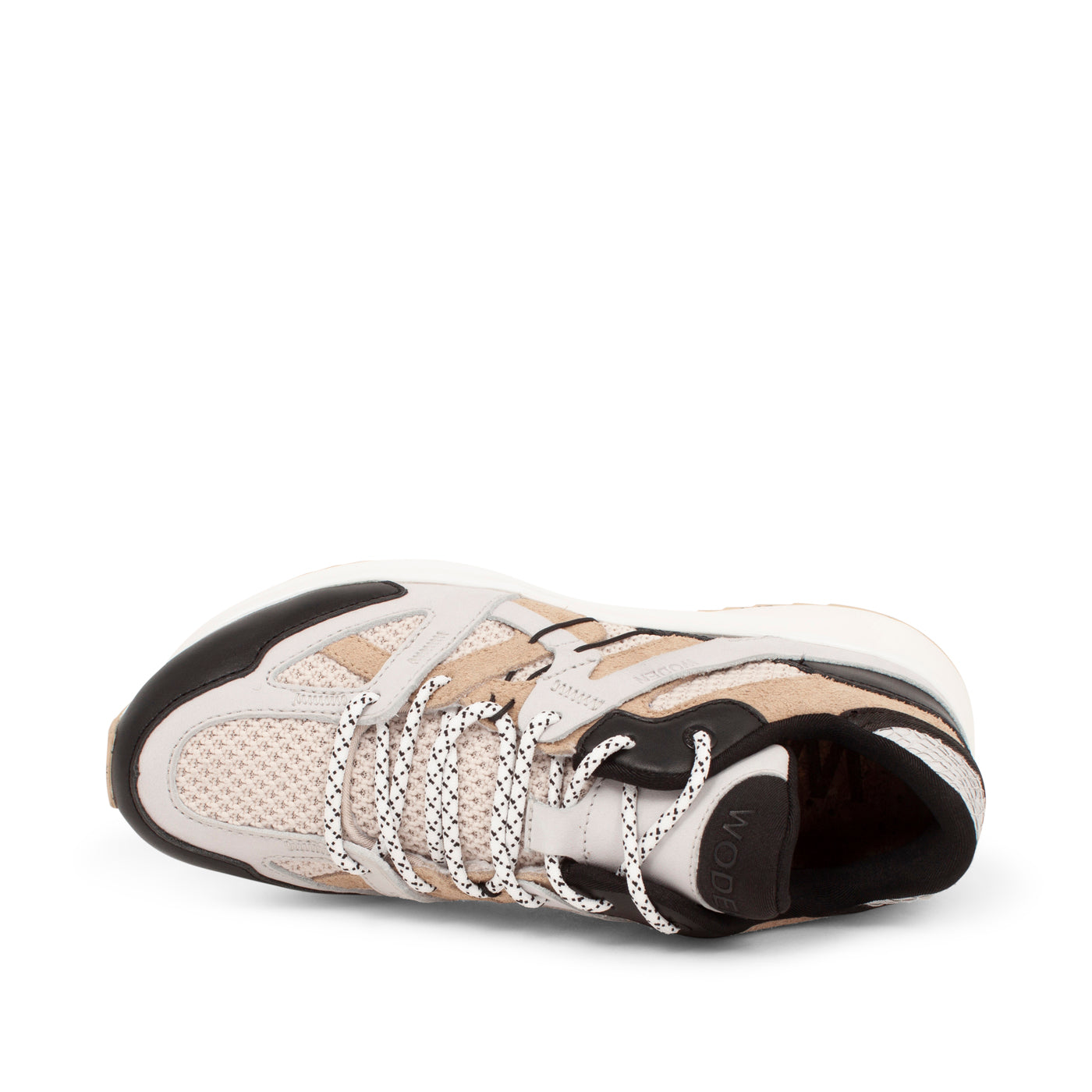 WODEN Eve Suede Mesh Sneakers 705 Beige