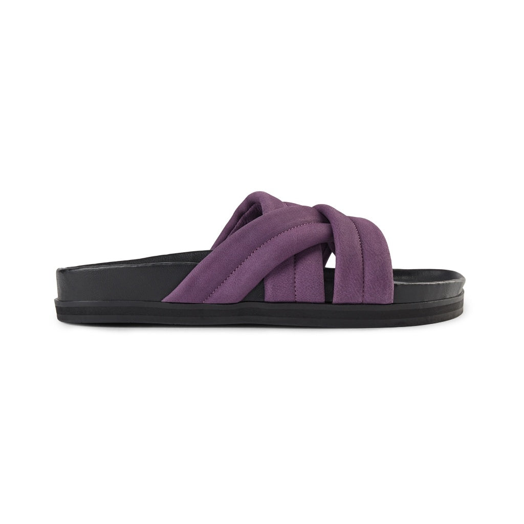 SHOE THE BEAR MENS Famara Strap Slide Flat Sandals 410 LILAC