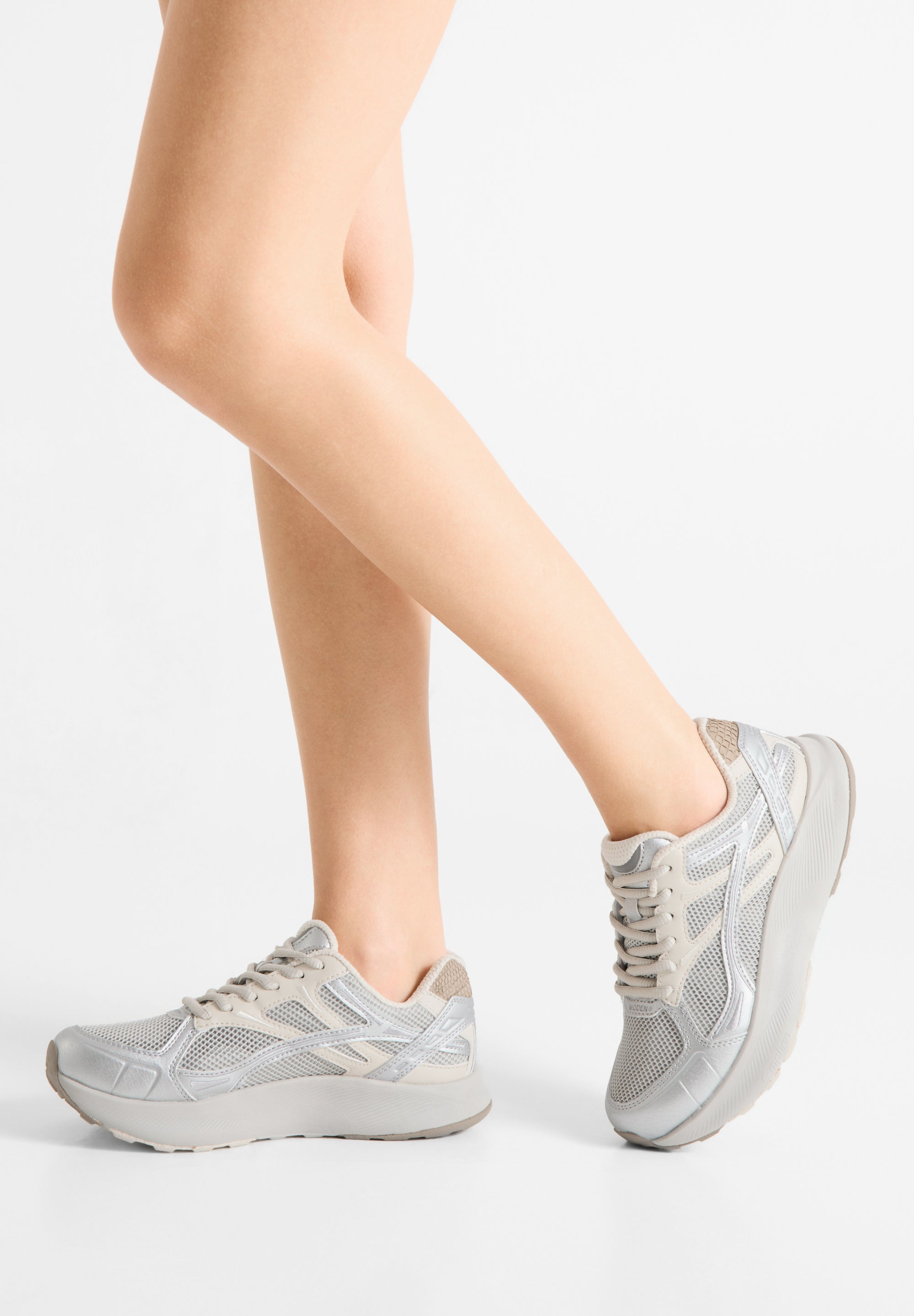 WODEN Freja Runner Sneakers 049 Sea Fog Grey