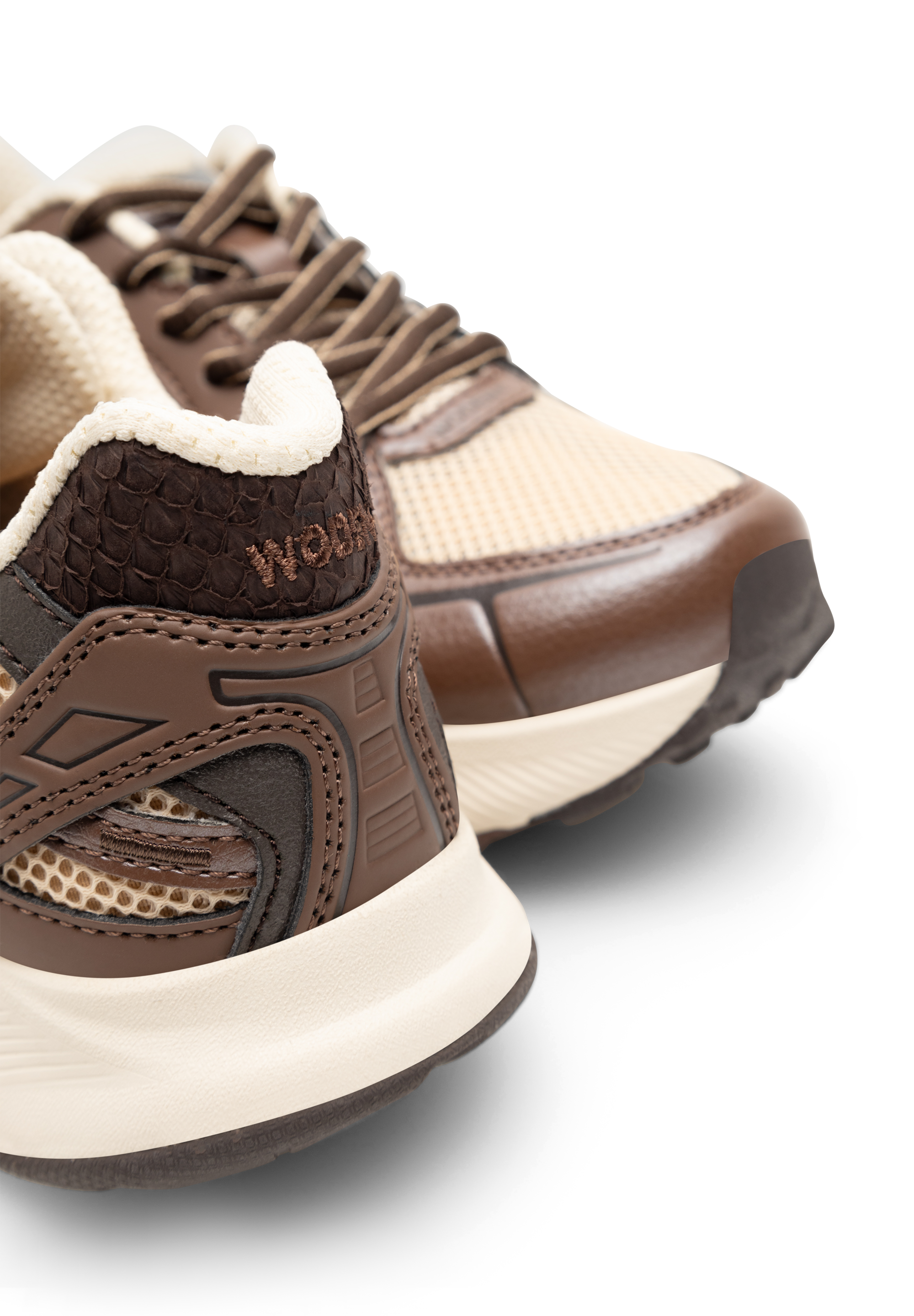 WODEN Freja Runner Sneakers 541 Cacao Multi