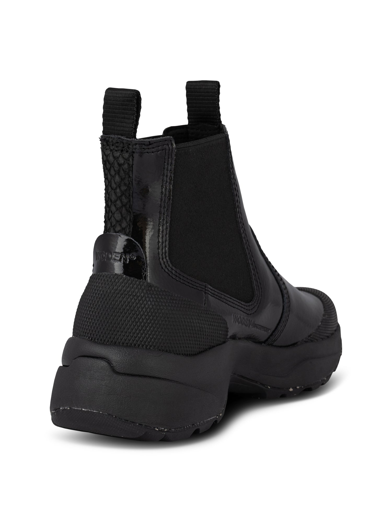 WODEN Hega Patent Waterproof Boots 020 Black
