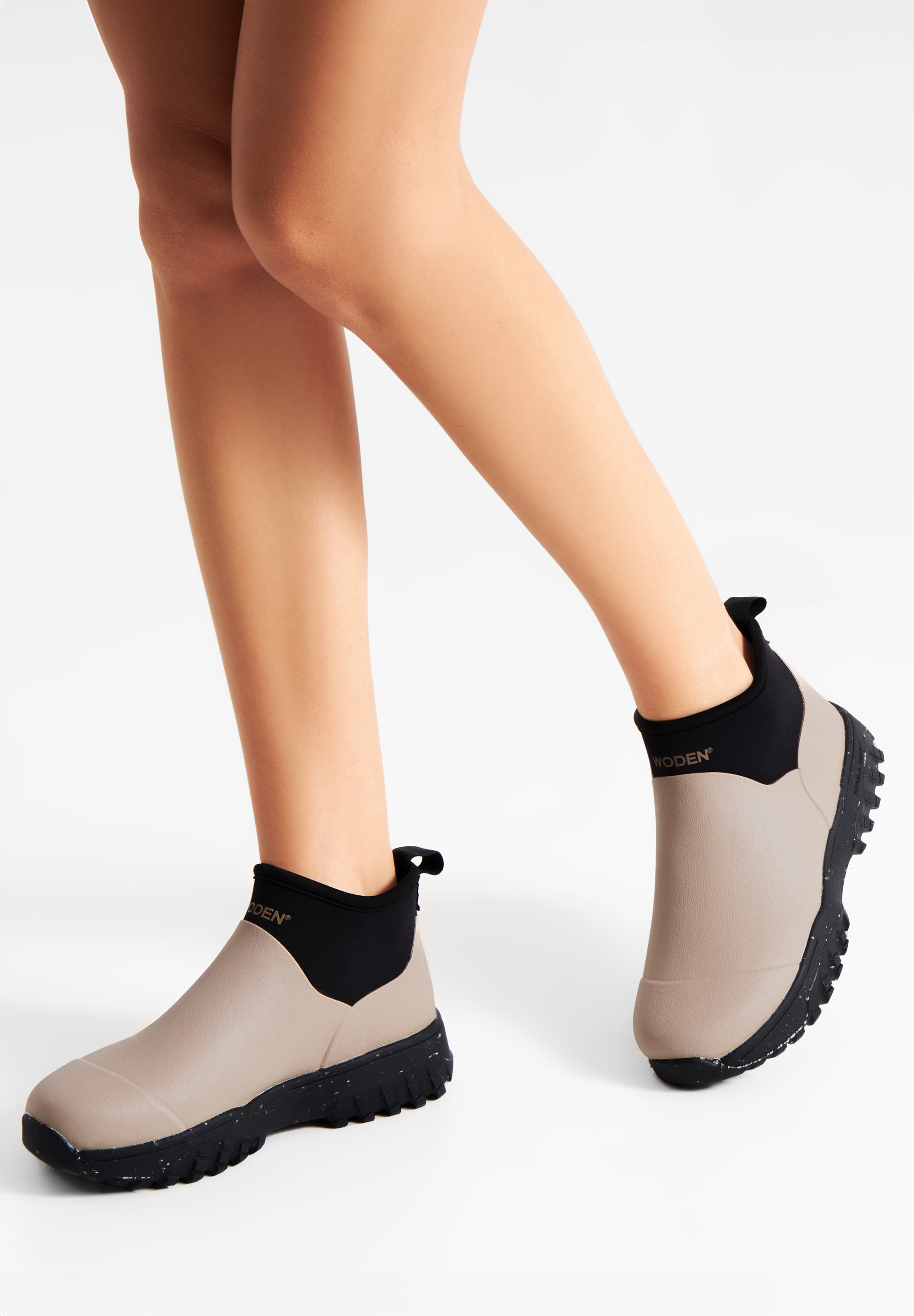 WODEN Irene Waterproof Rubber Boots 065 Taupe