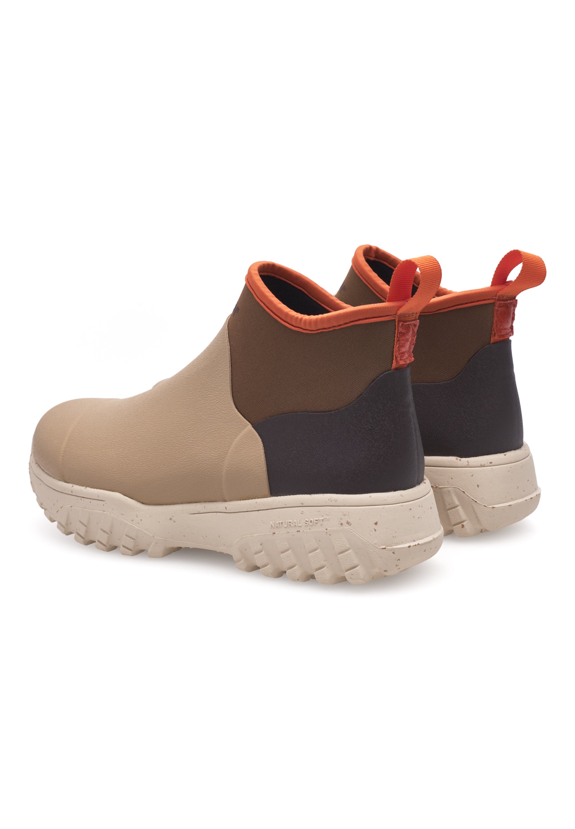 WODEN Irene Waterproof Rubber Boots 259 Coffee Cream Multi