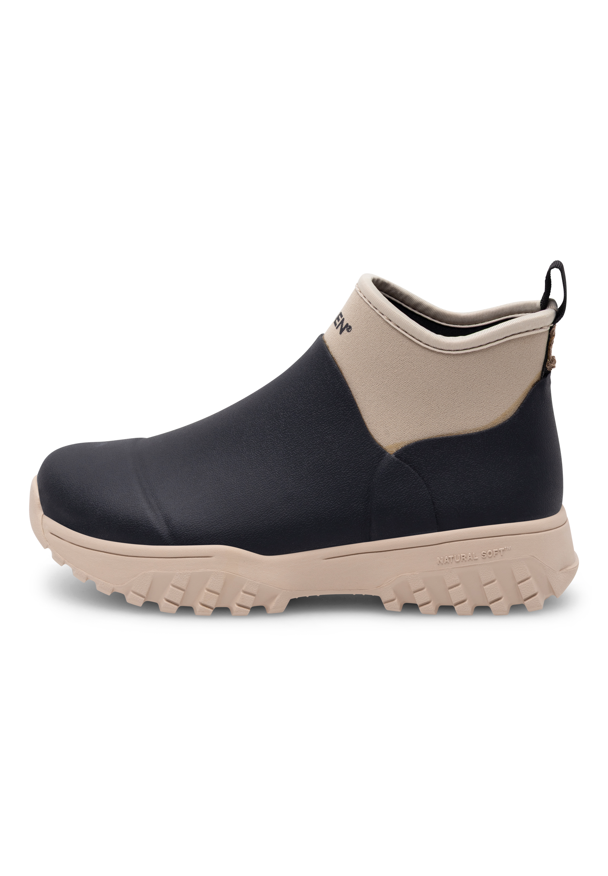 WODEN Irene Waterproof Rubber Boots 864 Black/Coffee Cream