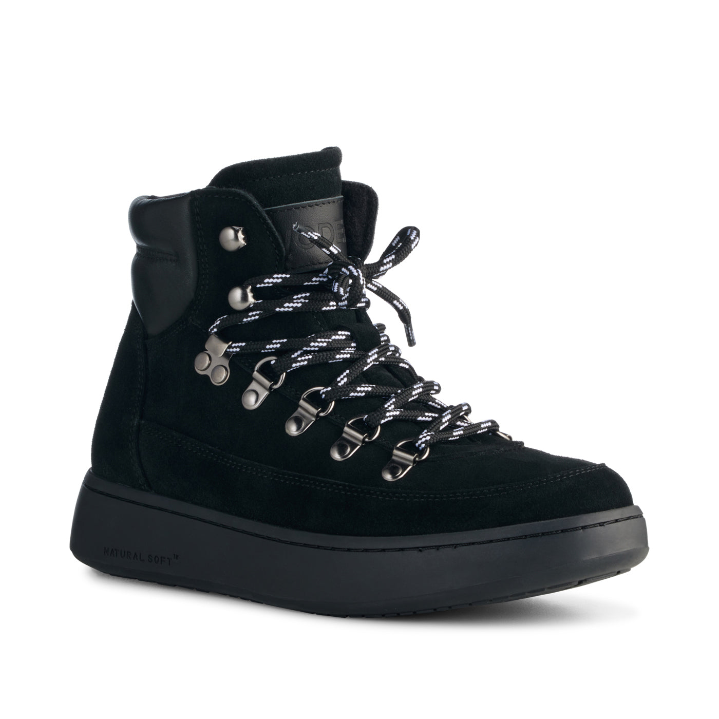 WODEN Iris Suede Boots 020 Black