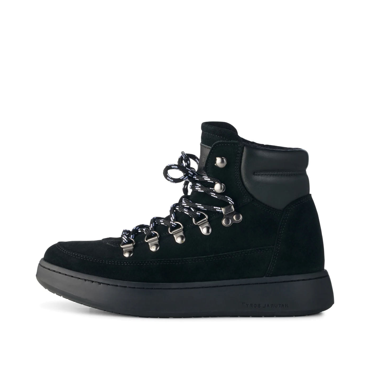 WODEN Iris Suede Boots 020 Black