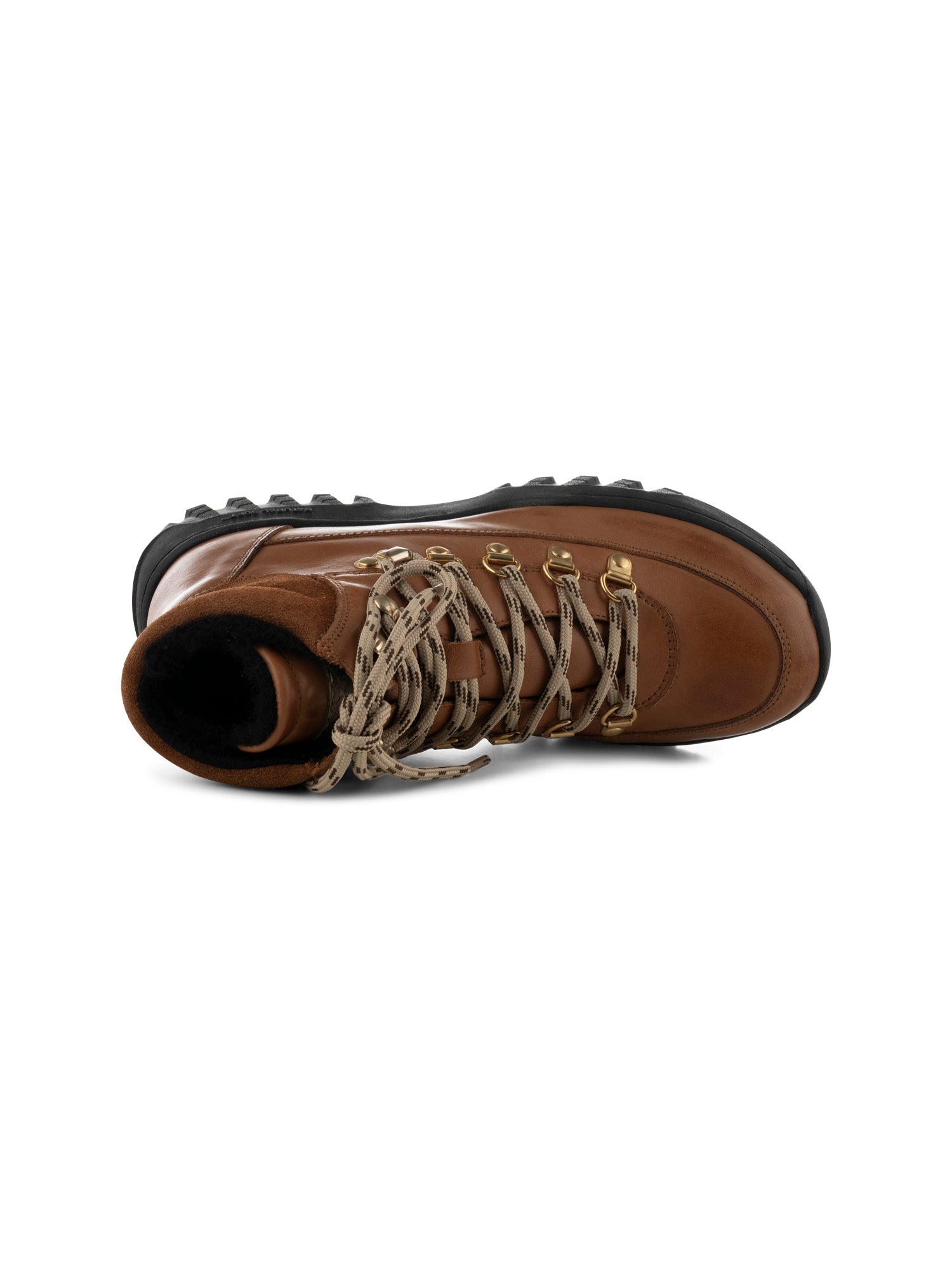 WODEN Iris Track Leather Boots 052 Tan