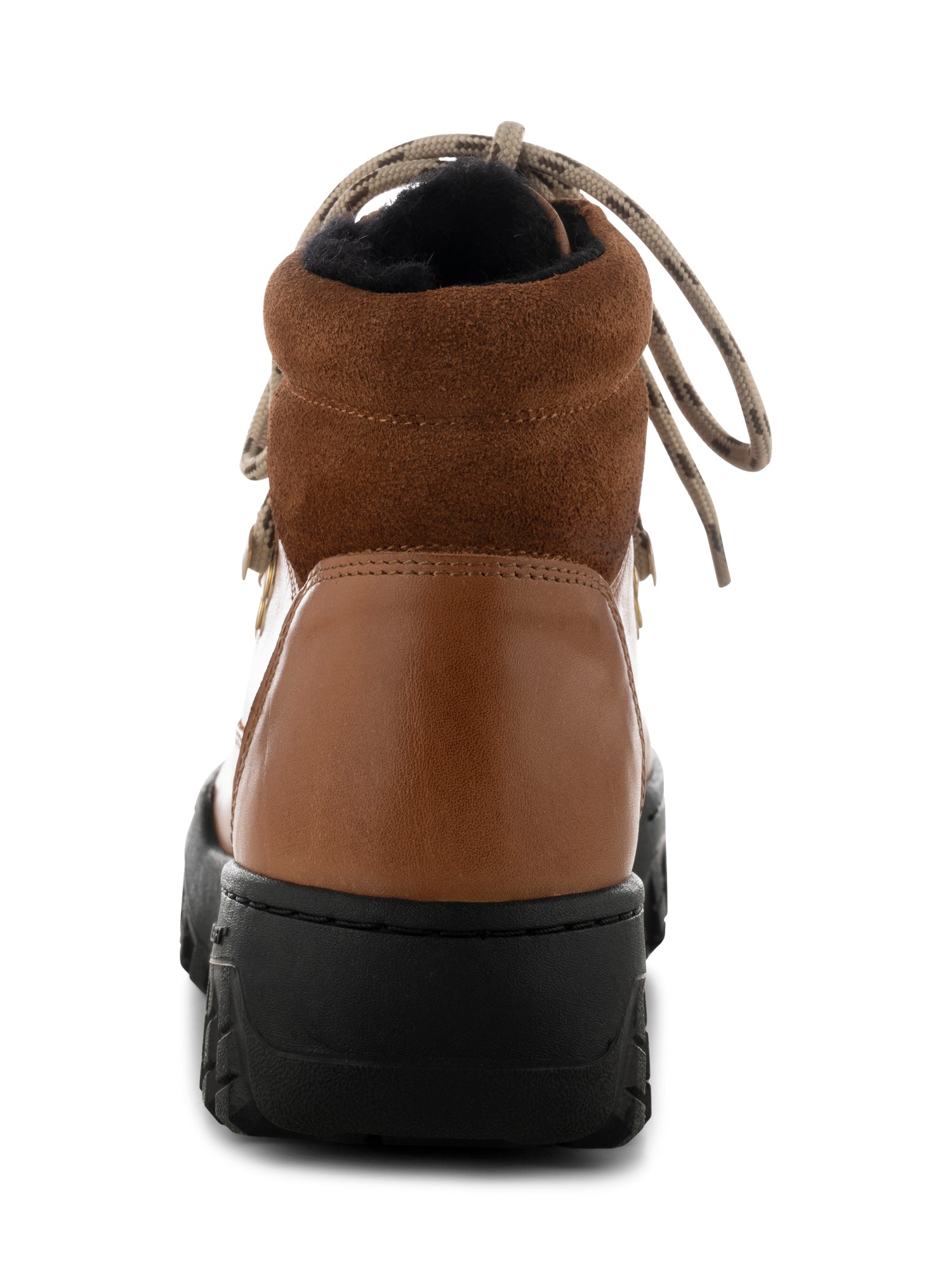 WODEN Iris Track Leather Boots 052 Tan