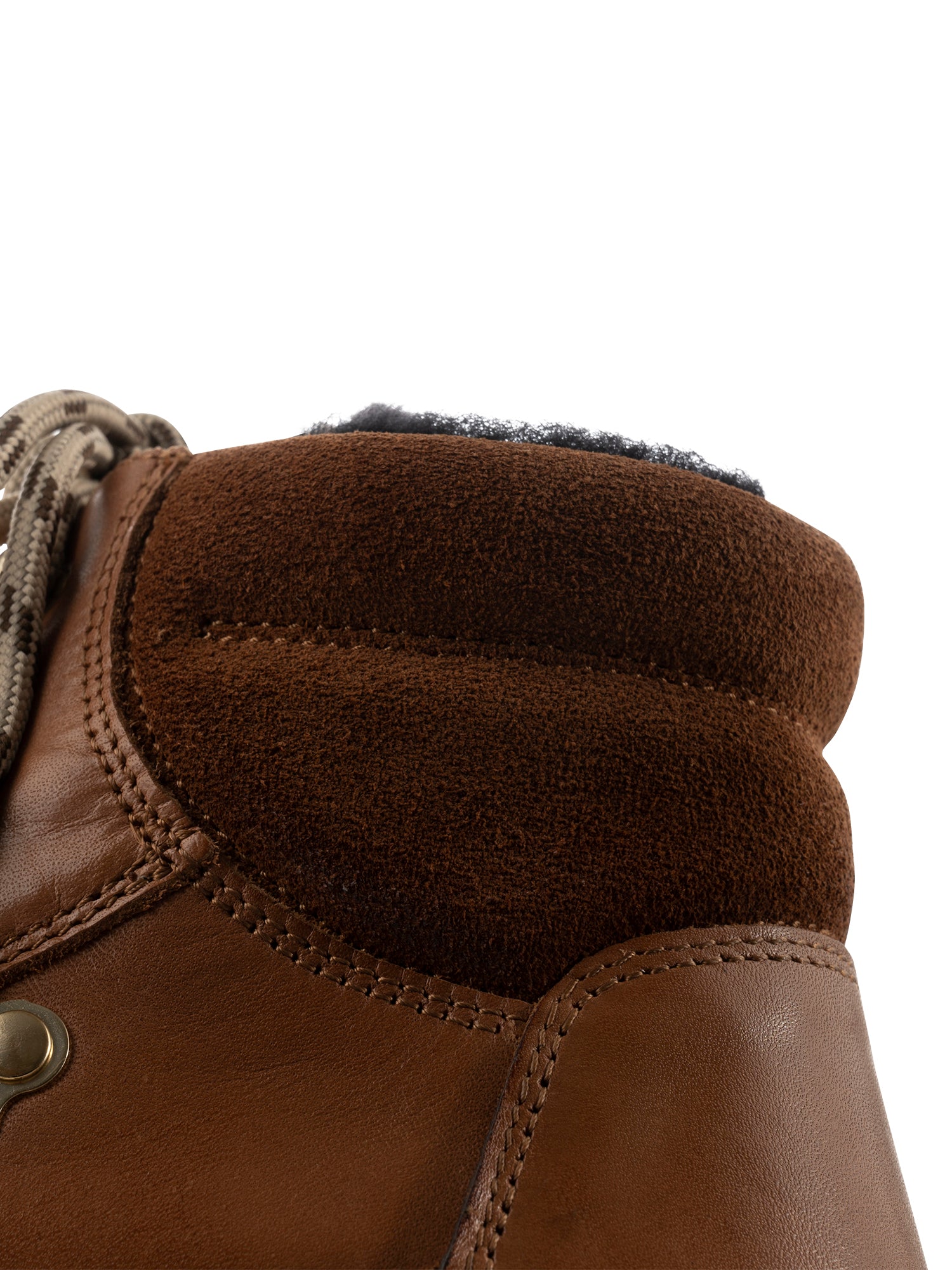 WODEN Iris Track Leather Boots 052 Tan