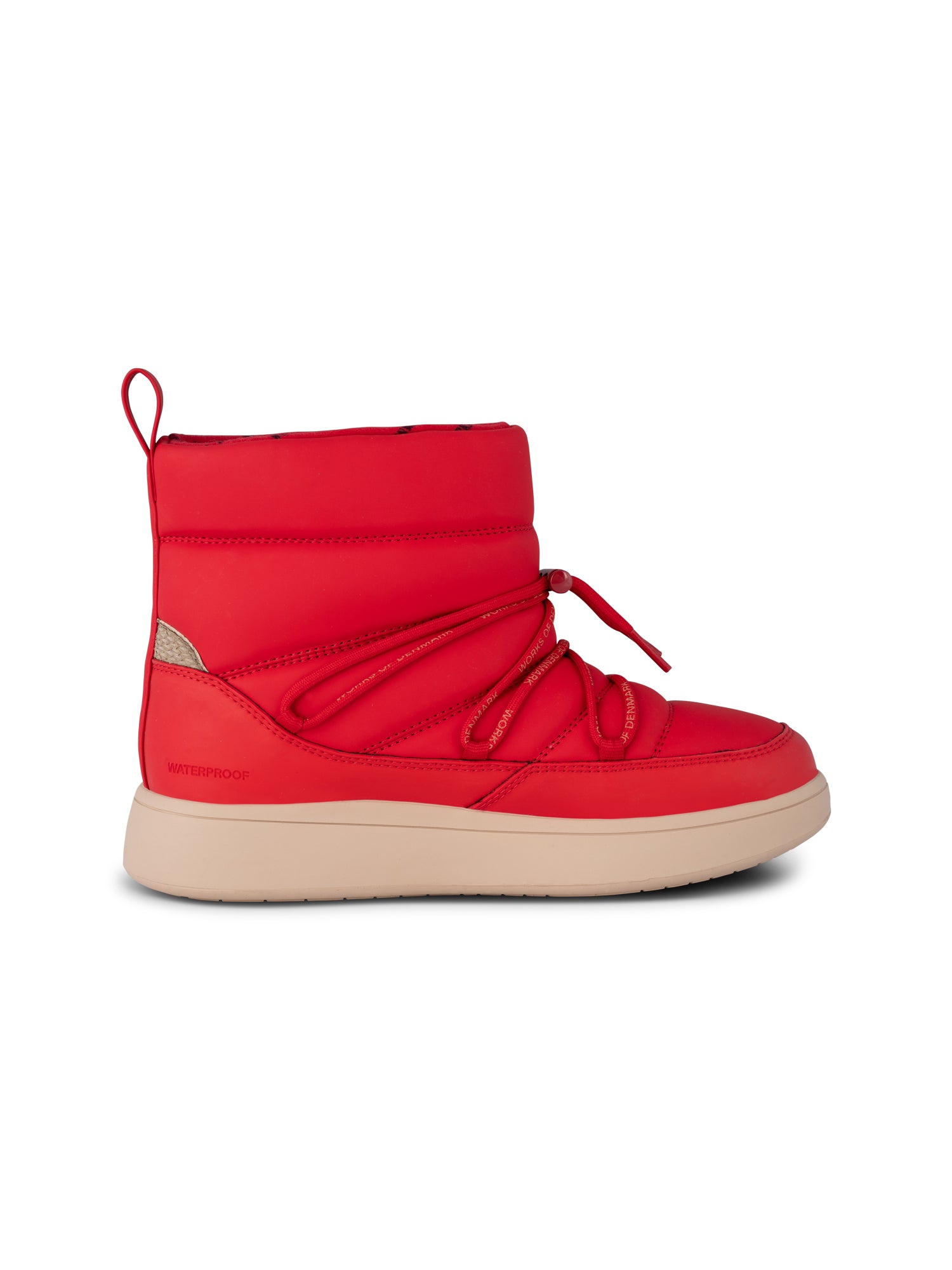 WODEN Isa Lace Waterproof Boots 123 Fire Red