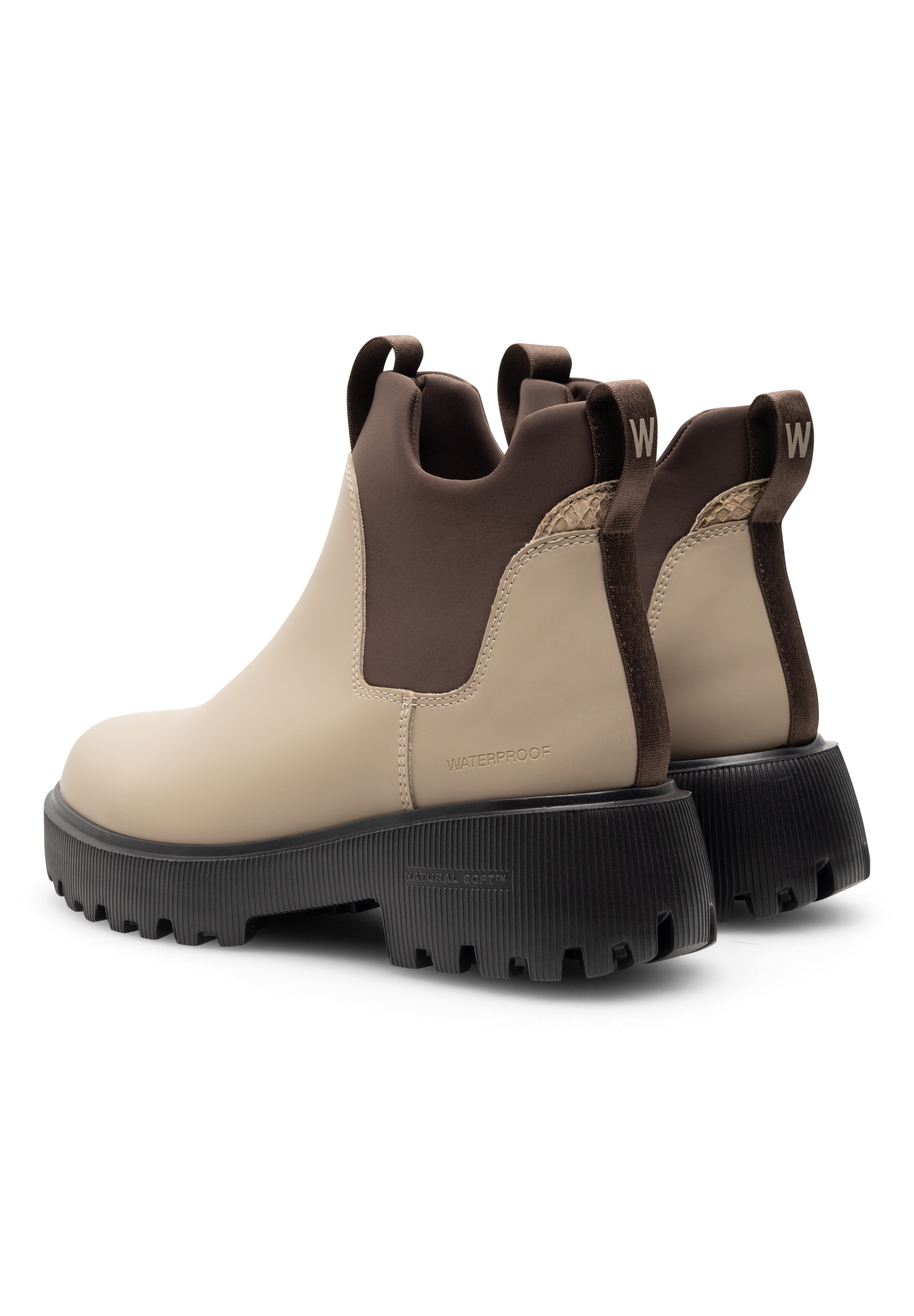 WODEN Isabella Waterproof Rubber Boots 776 Silver Mink
