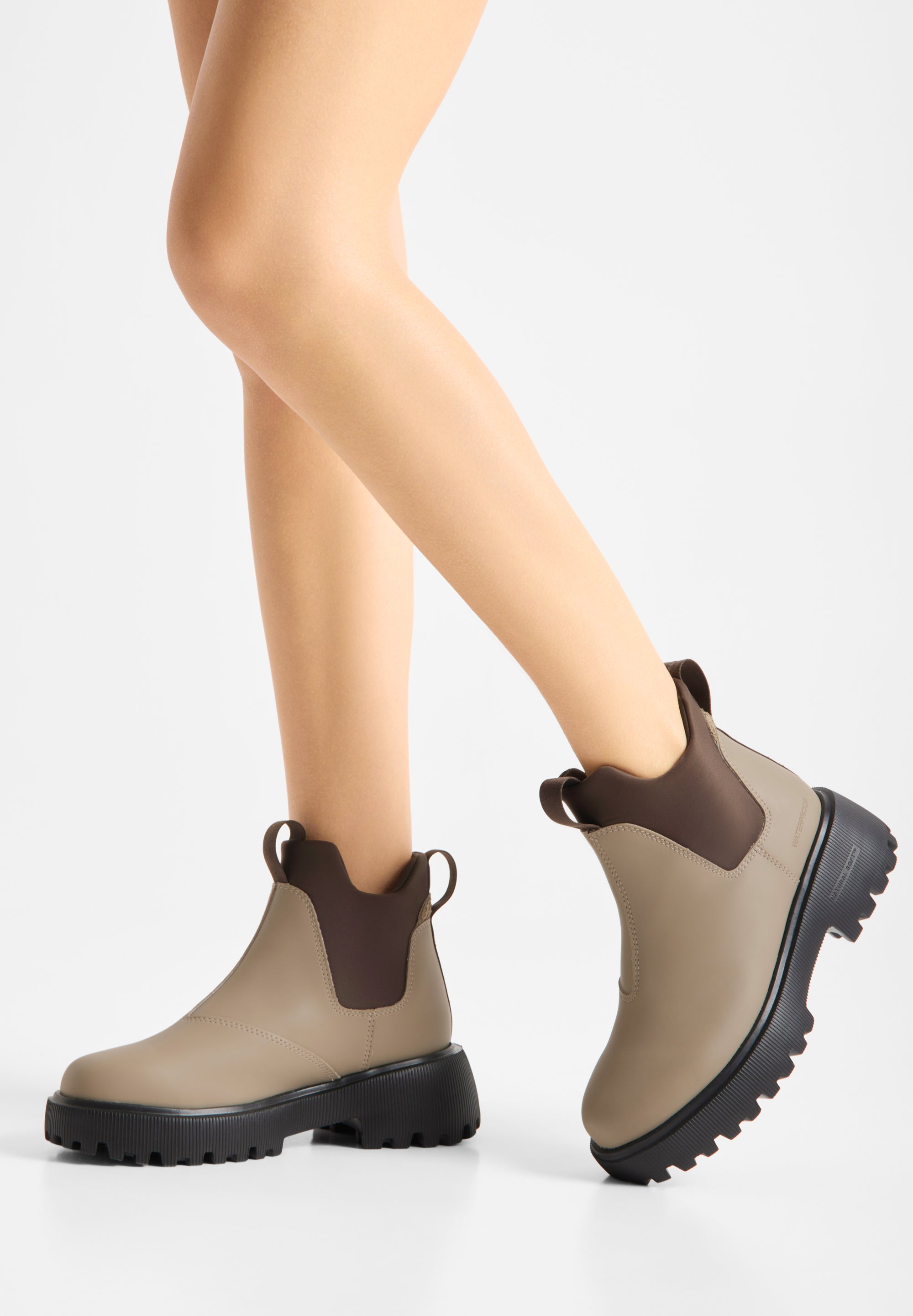 WODEN Isabella Waterproof Rubber Boots 776 Silver Mink