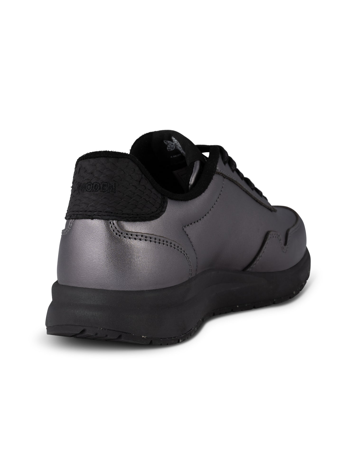 WODEN JS_Nora Natural Soft Metallic Sneakers 047 Gunmetal