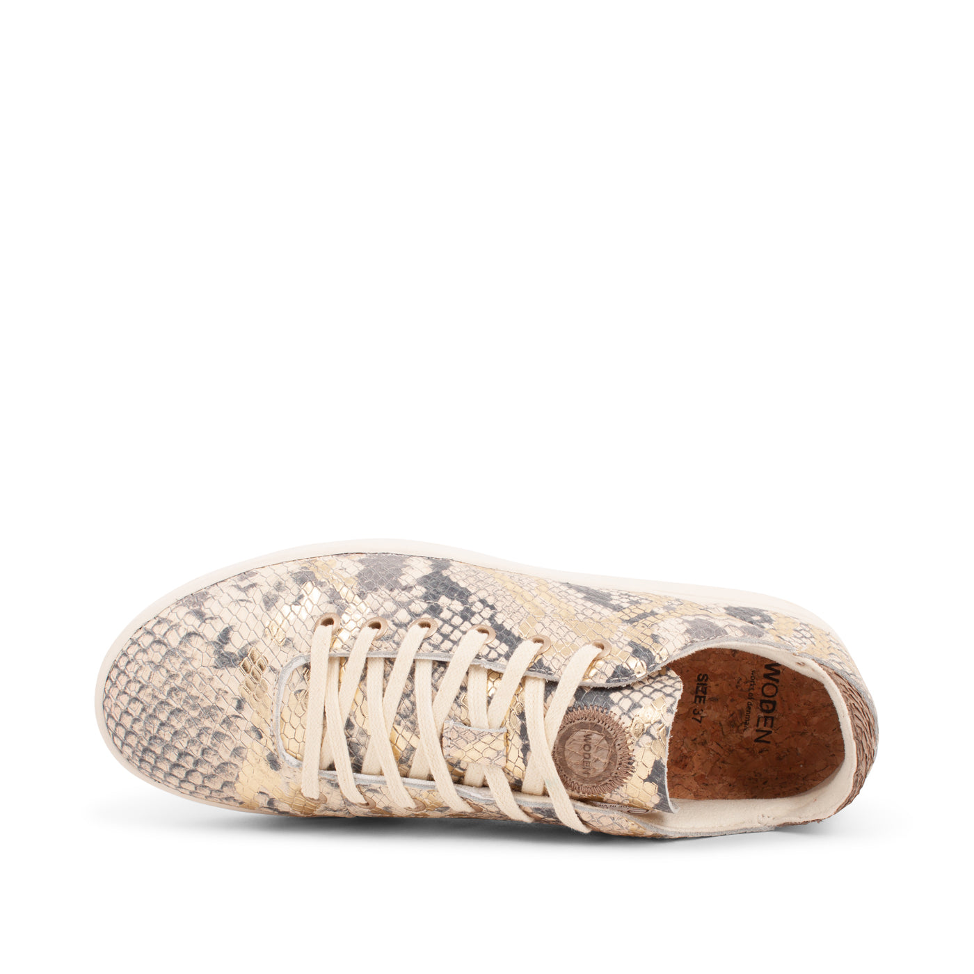 WODEN Jane Snake Sneakers 033 Off White