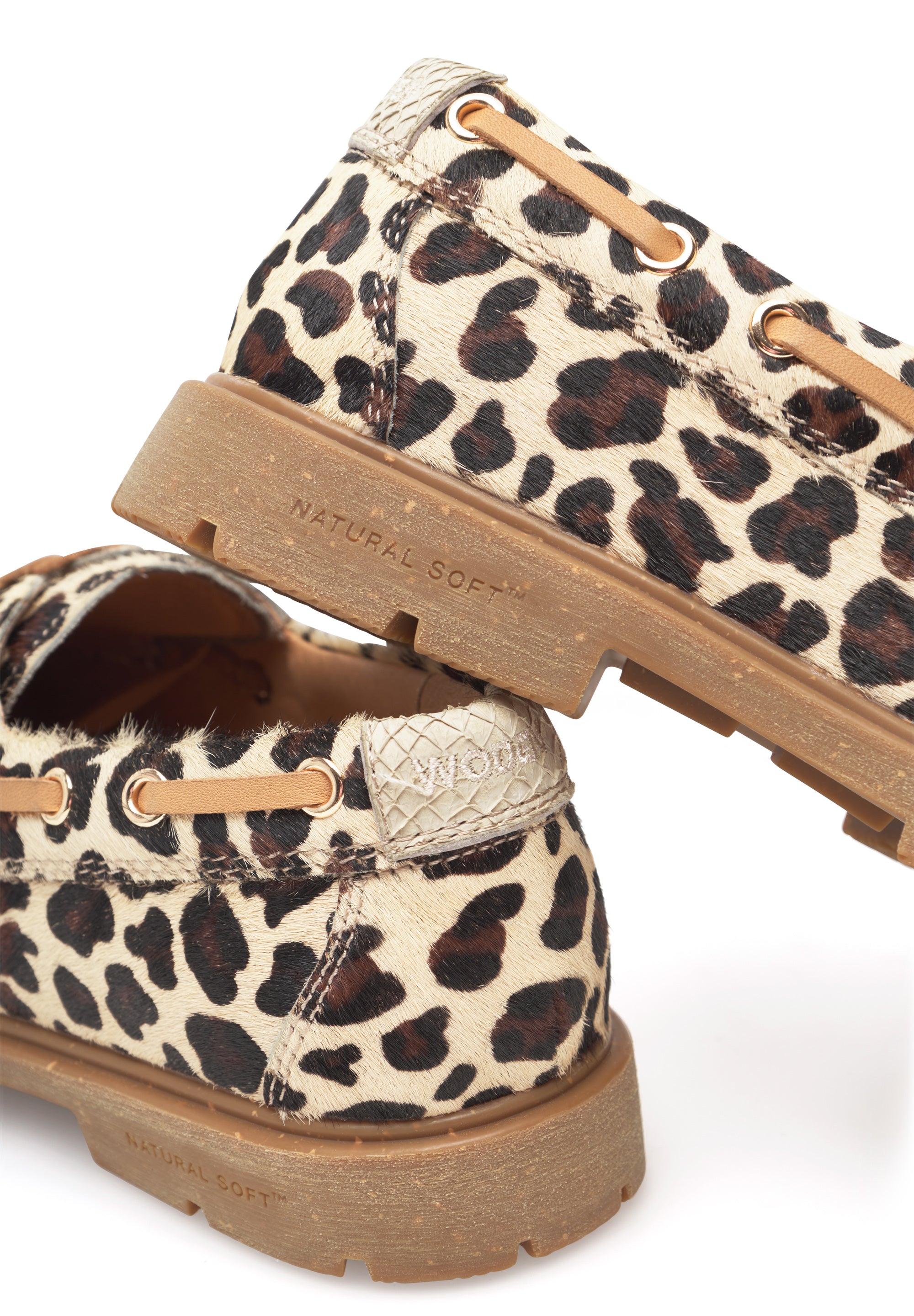 WODEN STB WOMENS Johanne Animal Shoes 327 Leopard