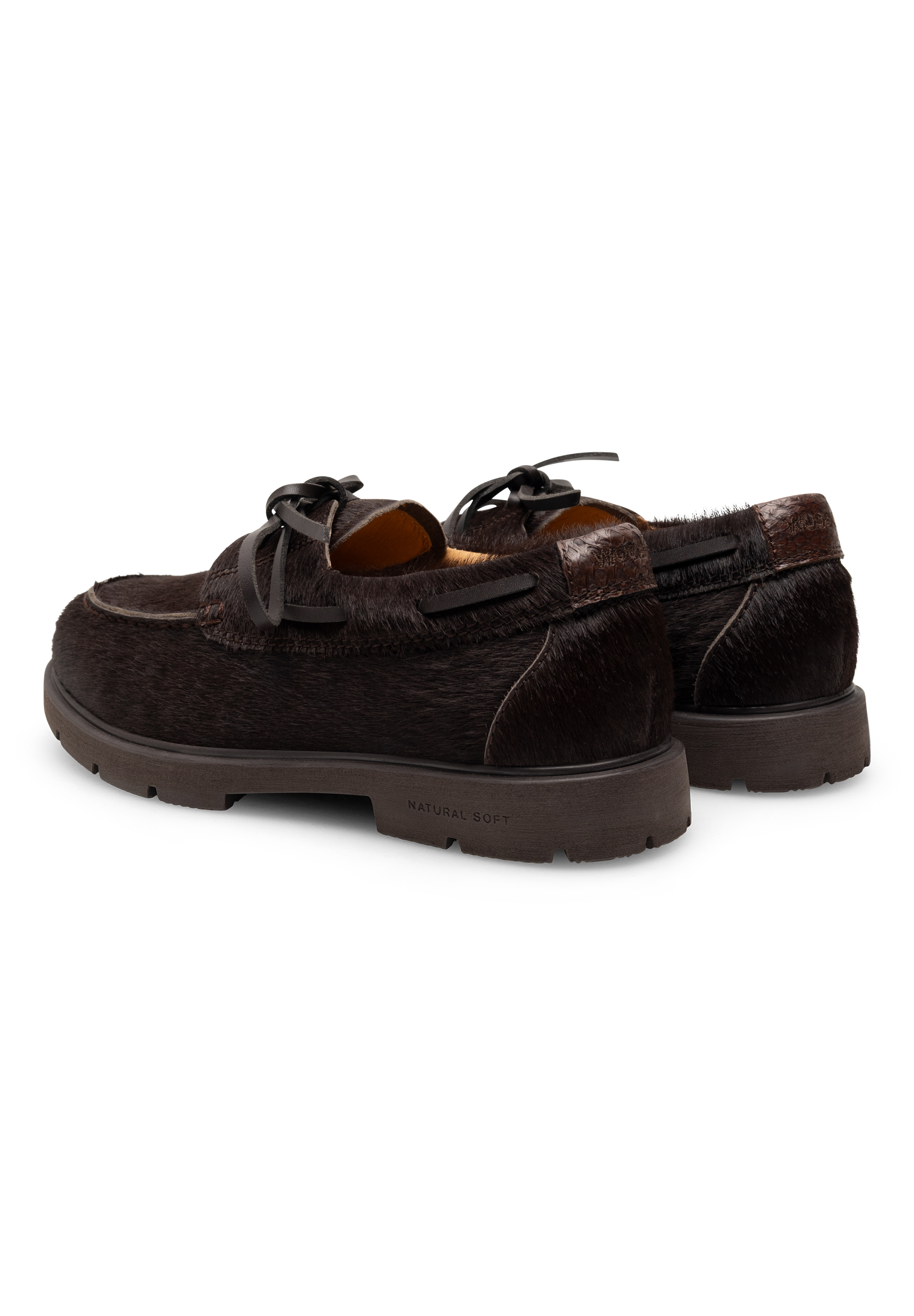 WODEN STB WOMENS Johanne Cowhair Shoes 063 Chocolate