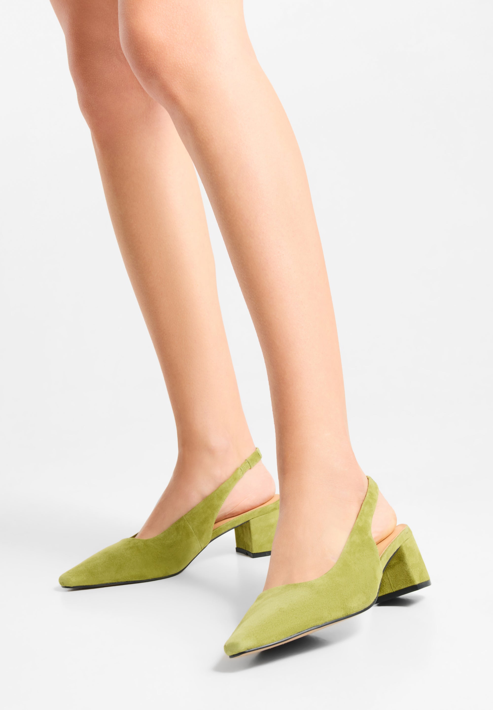 WODEN Julia S Slingbacks 279 Bambus Green