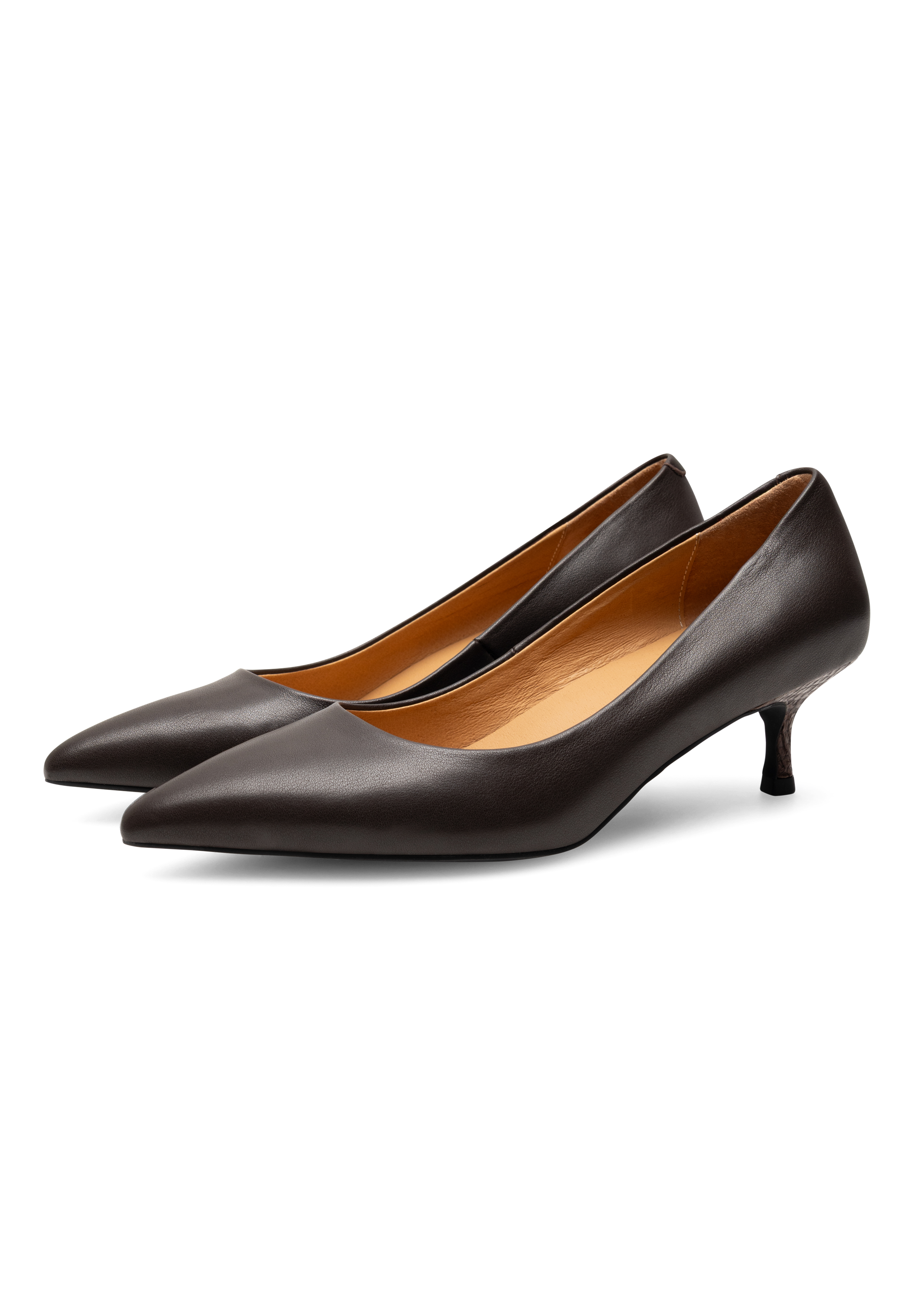 WODEN Laura Low Heels 063 Chocolate