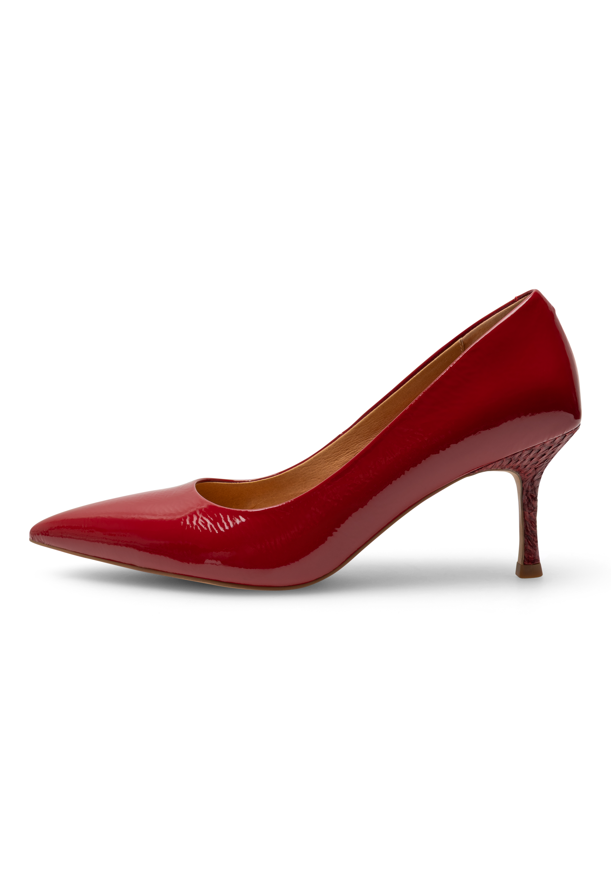 WODEN Laura Patent Pumps 360 Cranberry