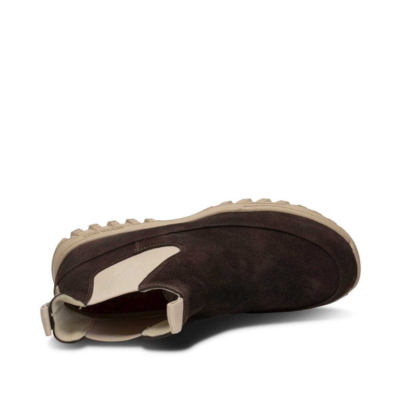 WODEN Le Chelsea Suede Boots 063 Chocolate